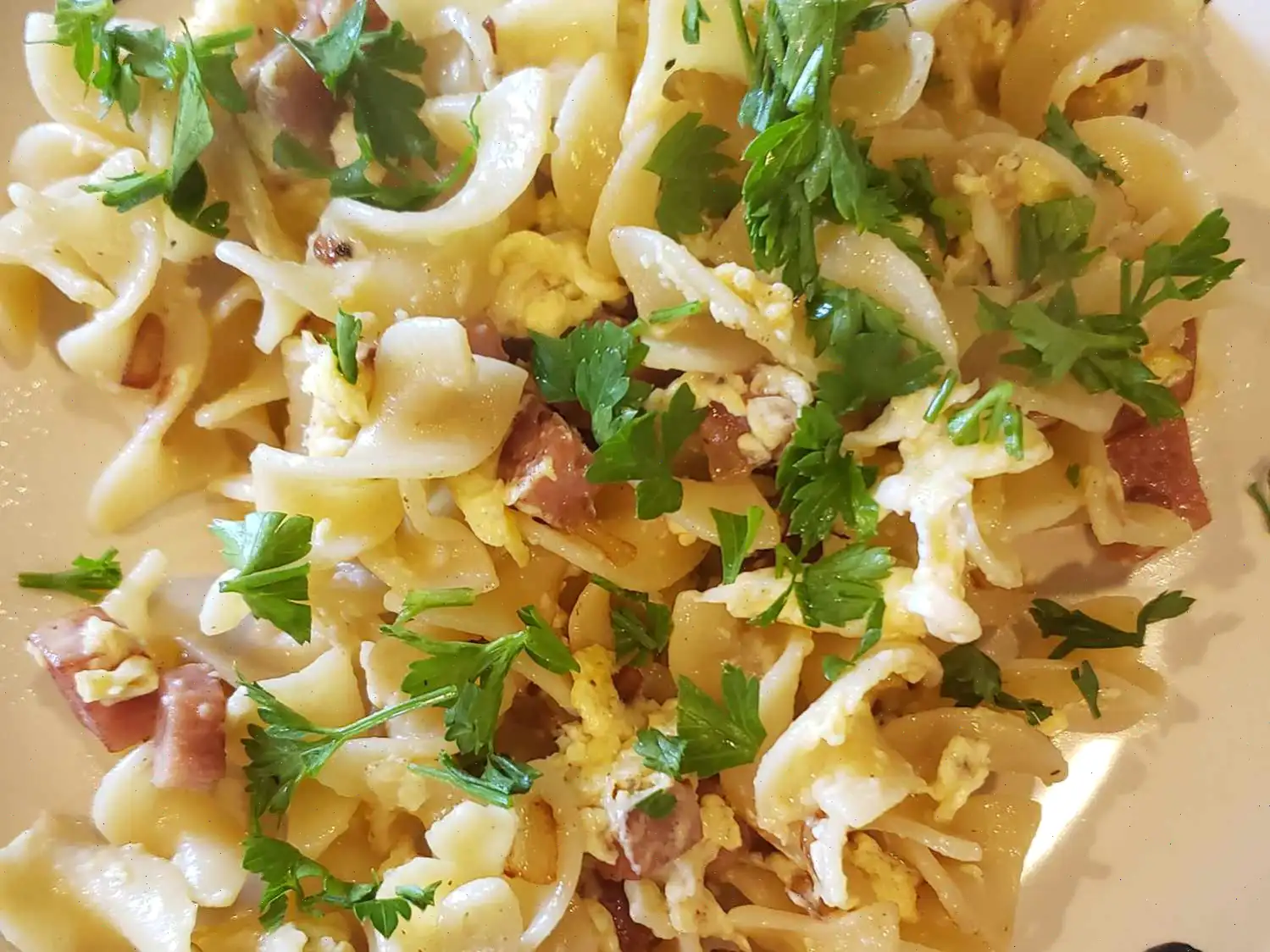 Ham and Egg Noodles (Schinkennudeln) Recipe
