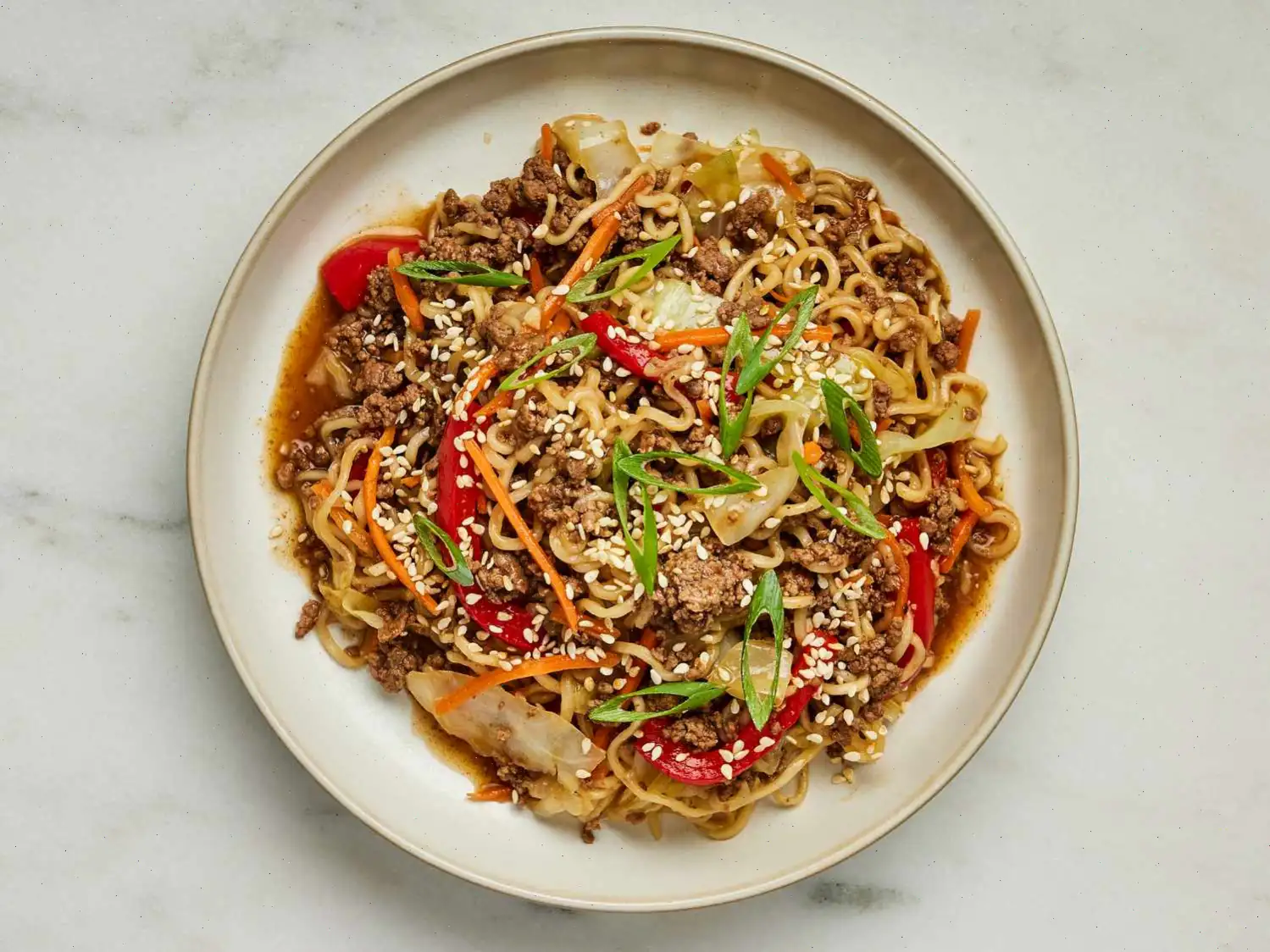 One-Pot Beef Ramen Noodles Recipe