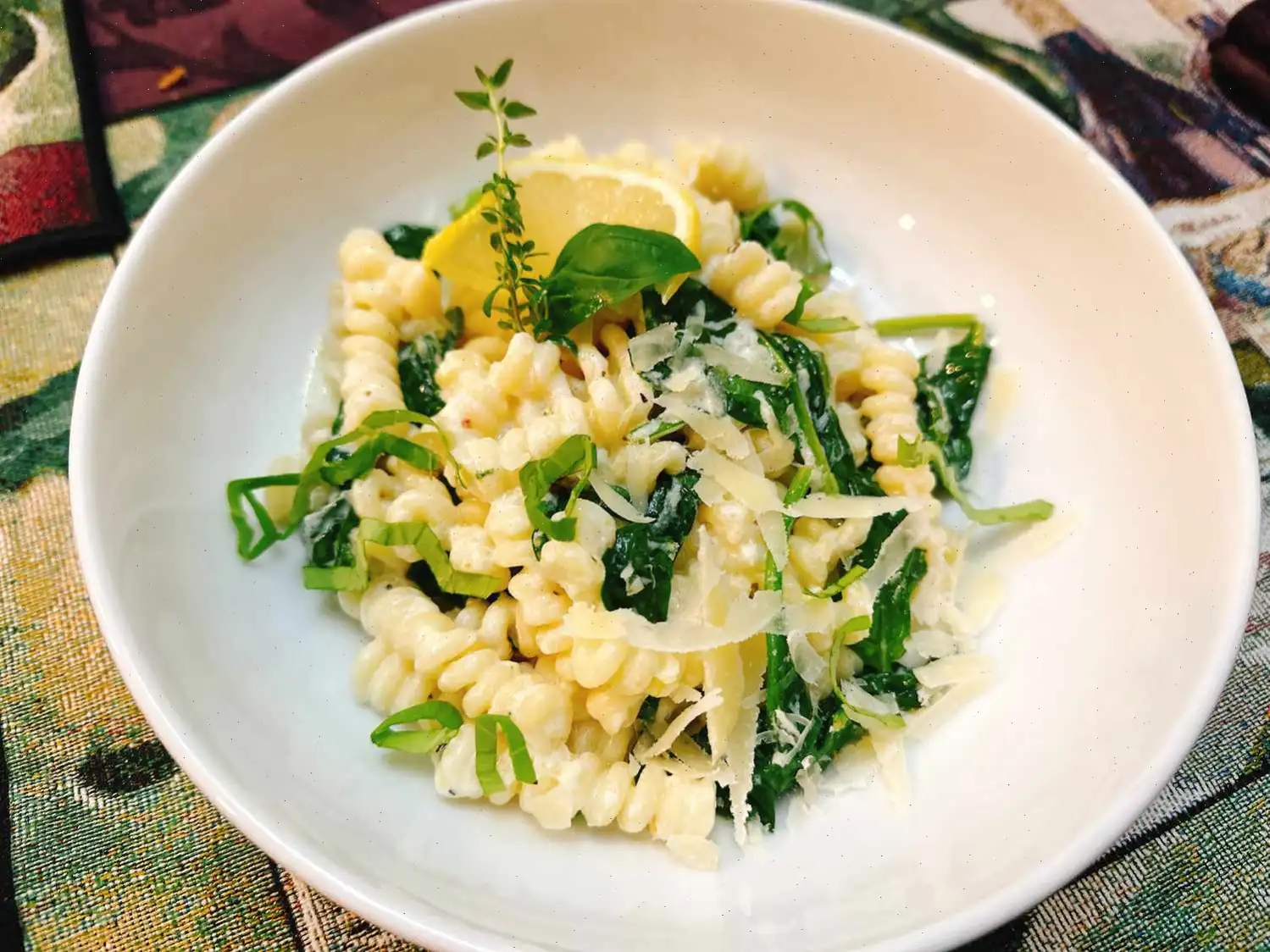 Lemon, Ricotta, and Spinach Pasta Recipe