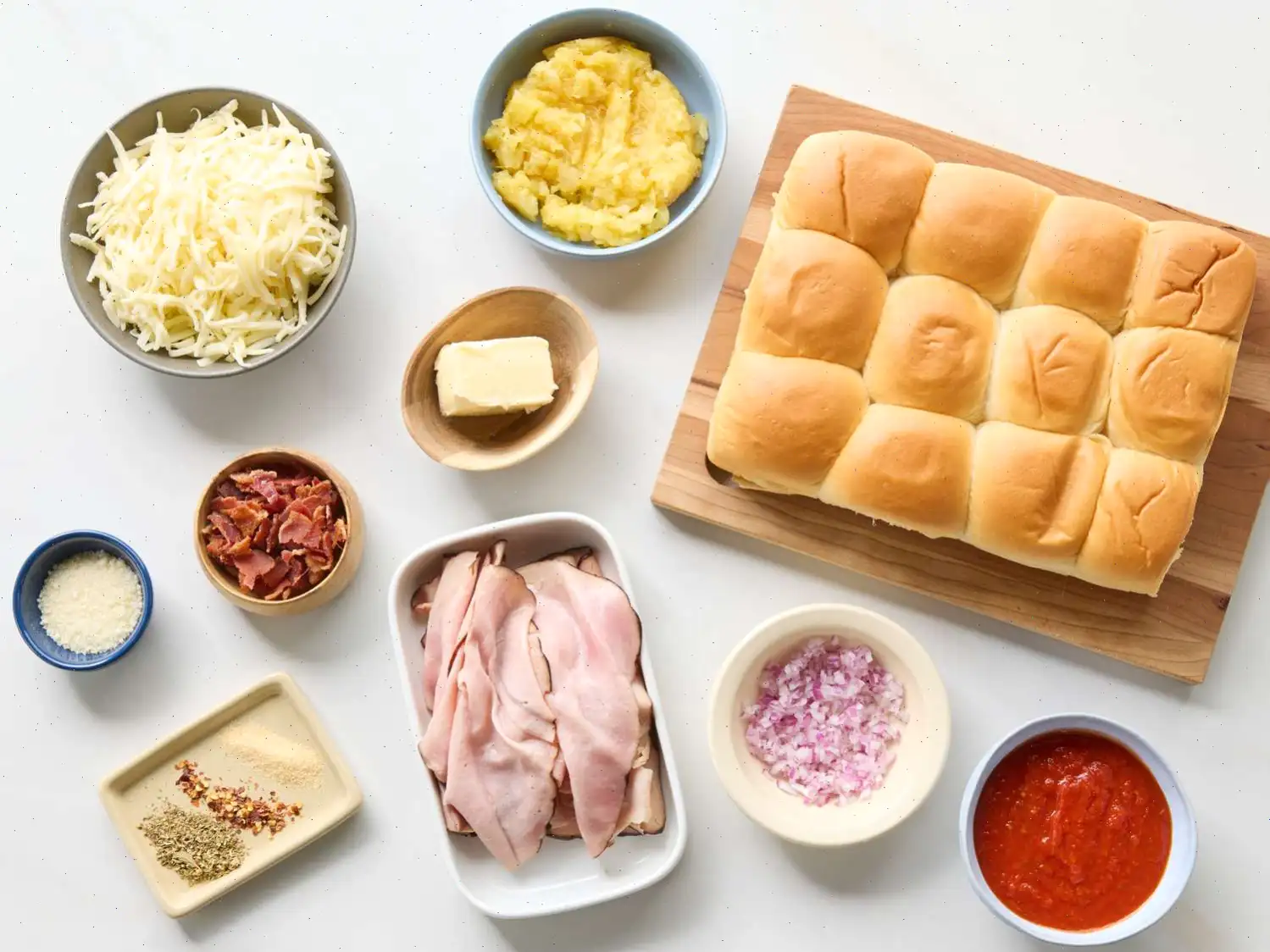 Hawaiian Pizza Sliders Recipe