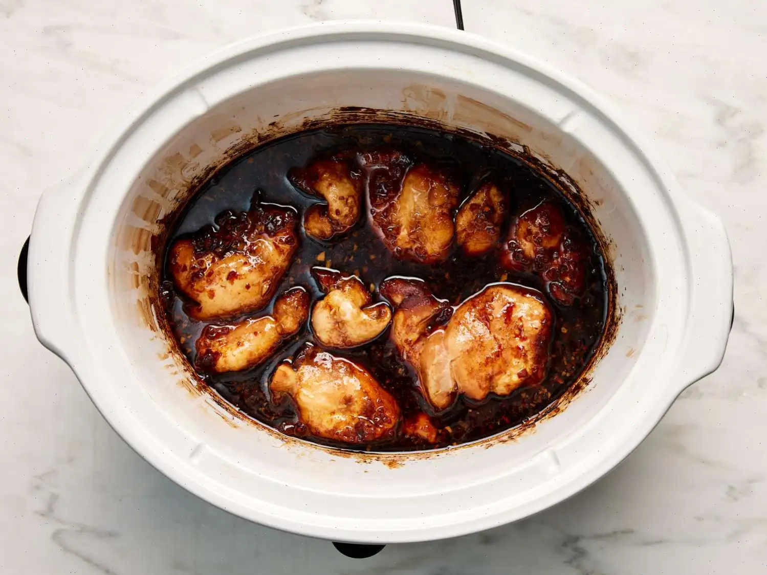 Slow Cooker Honey Garlic Chicken Noodles Recipe