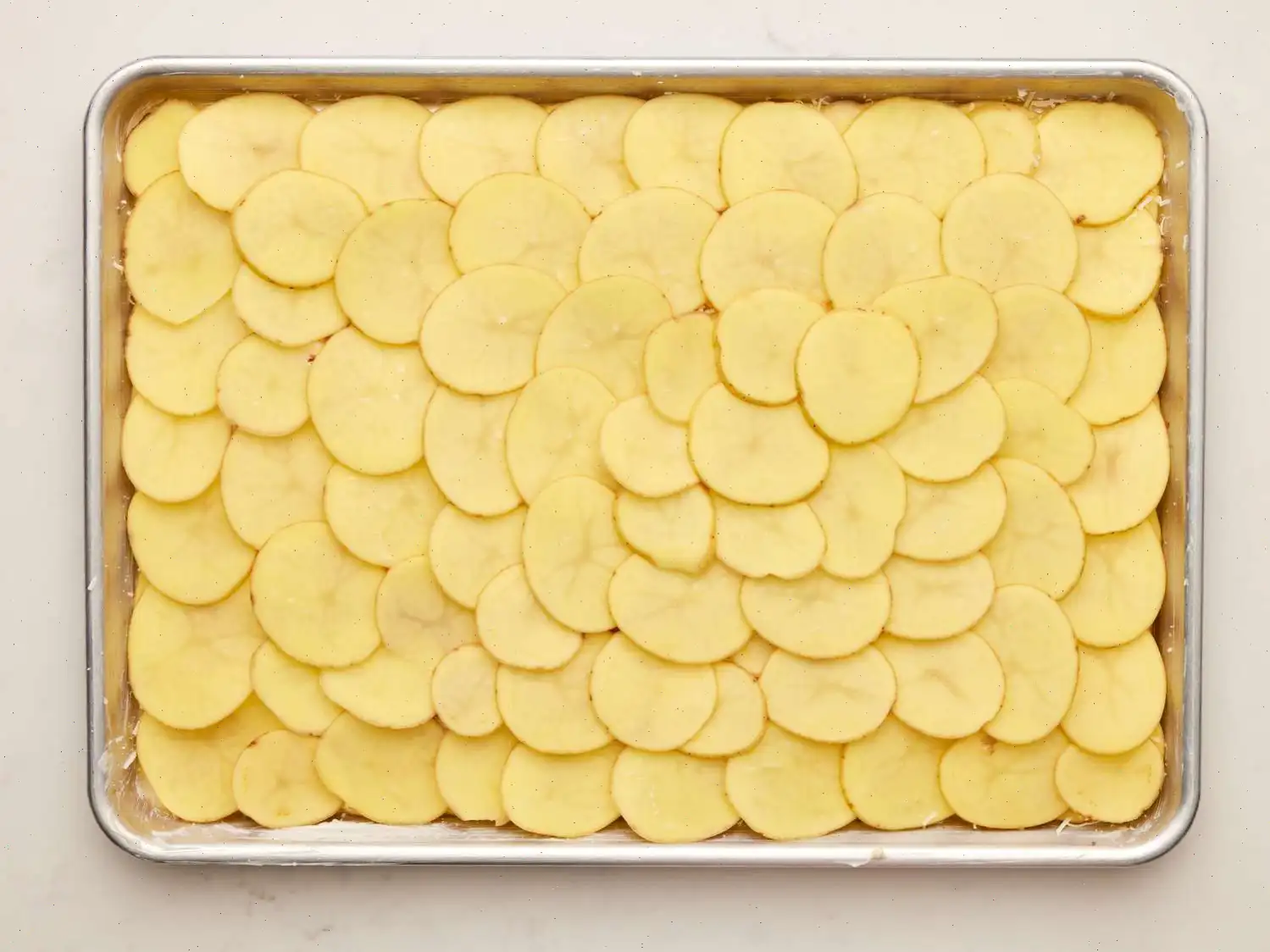 Sheet Pan Scalloped Potatoes