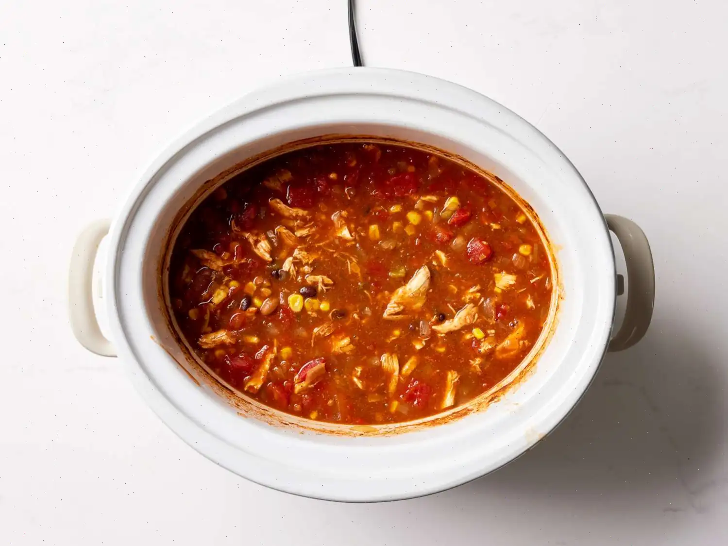 Slow Cooker Chicken Taco Soup Recipe