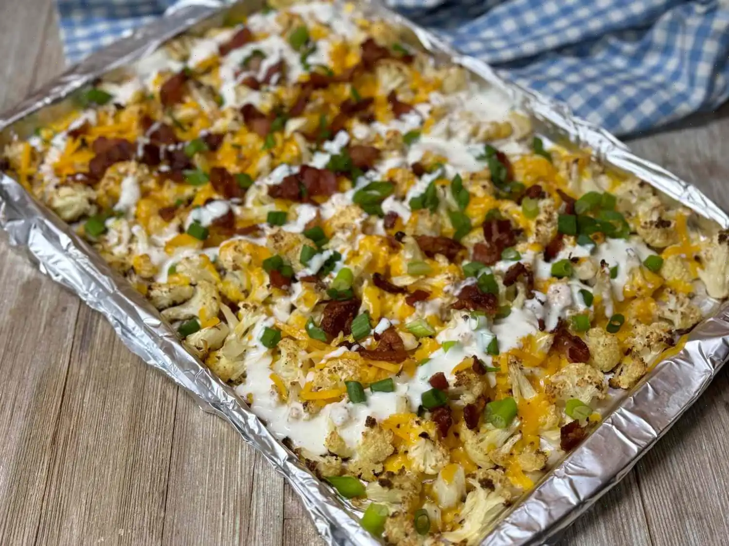 Loaded Roasted Cauliflower Recipe