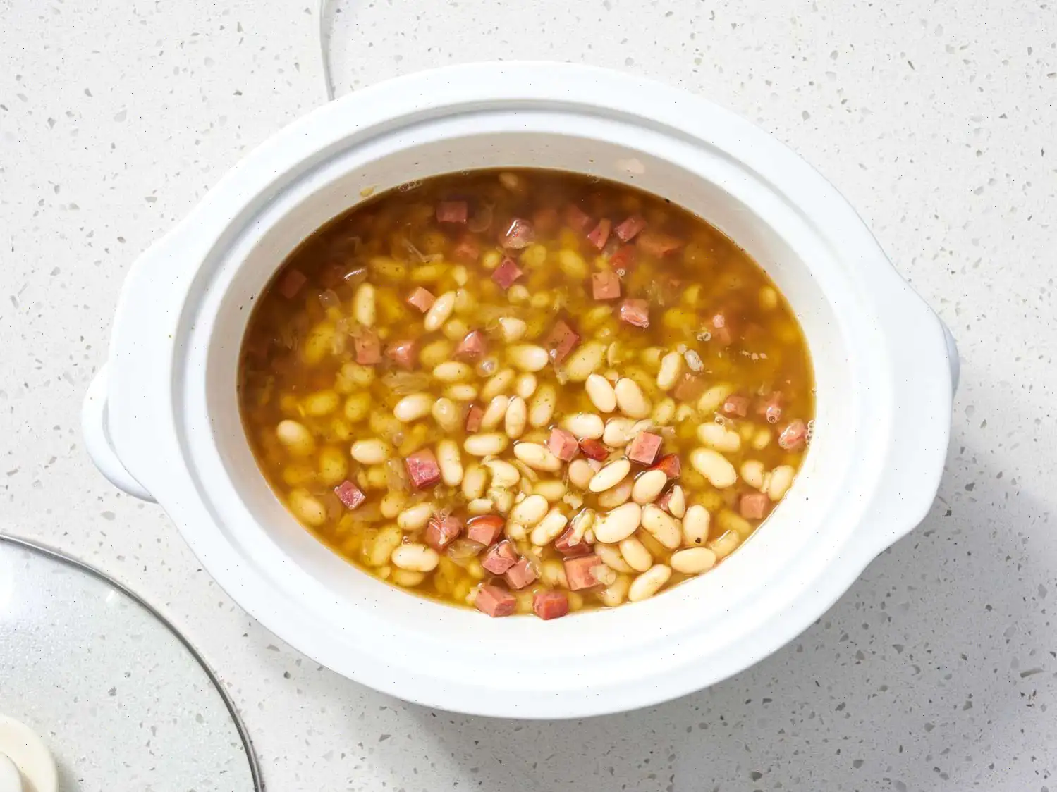 Slow Cooker Ham and Beans Recipe