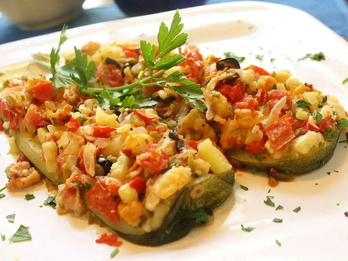 Zucchini Boats on the Grill Recipe