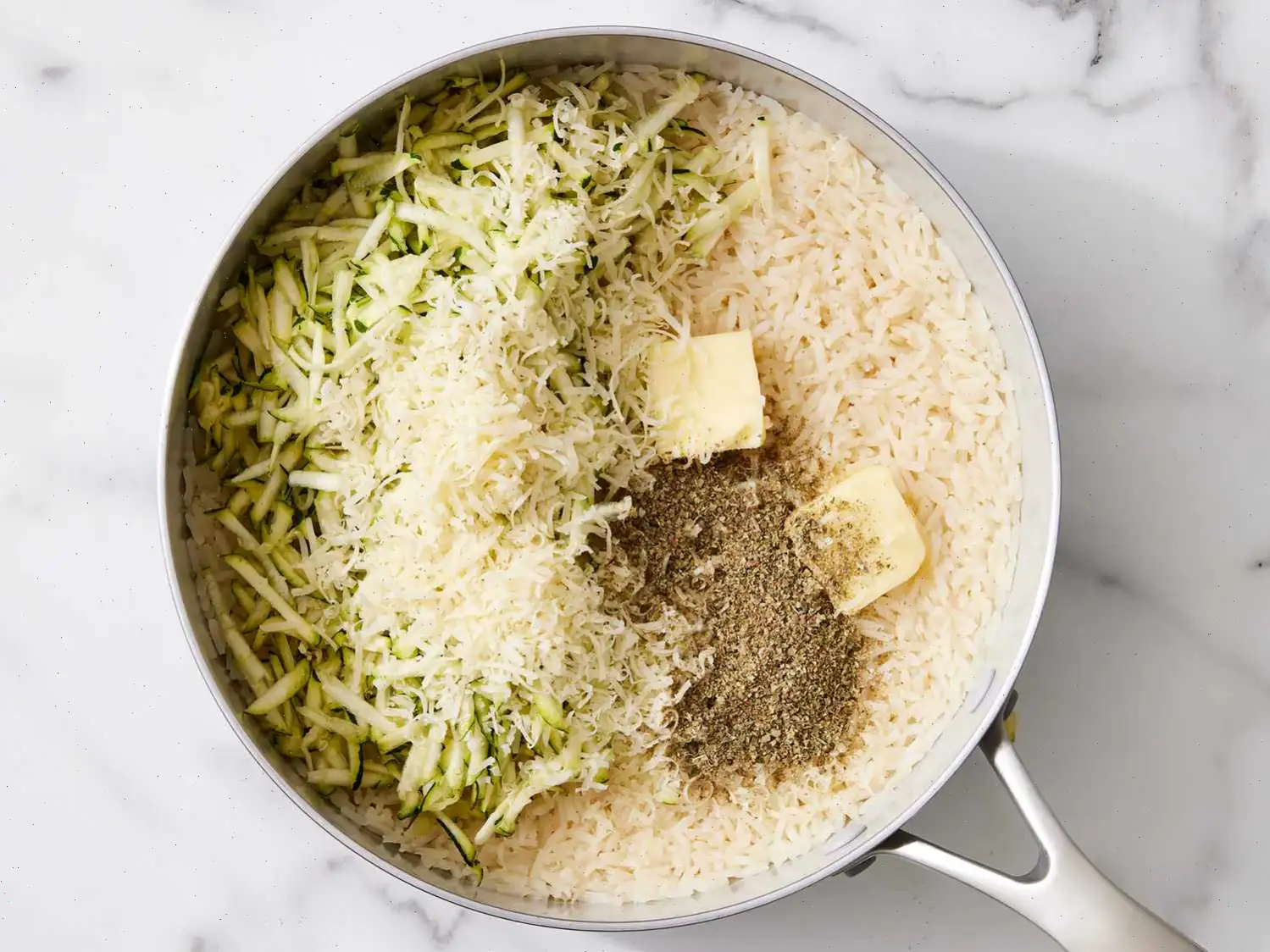 Cheesy Zucchini Rice Recipe