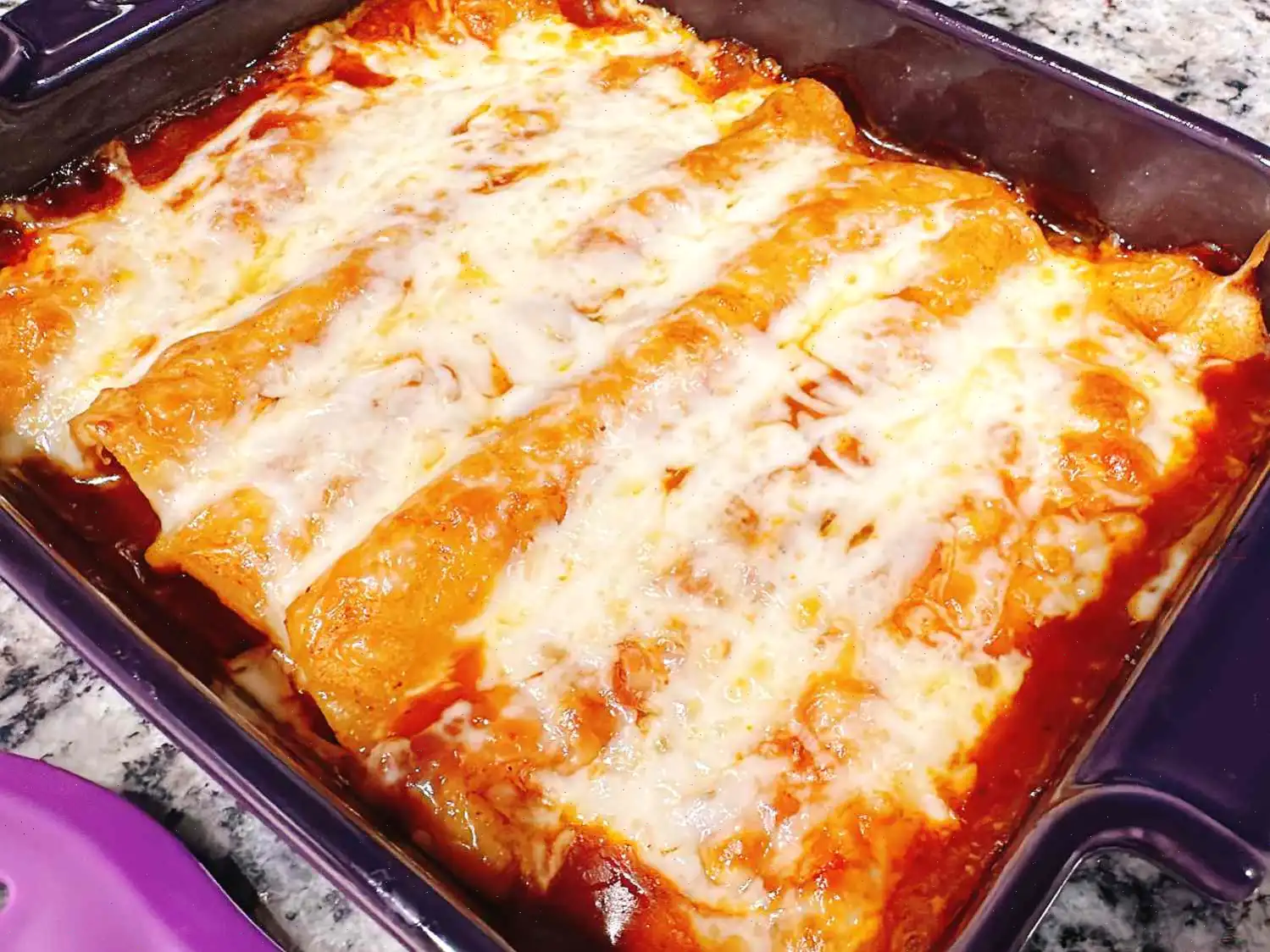 Easy Rotisserie Chicken Enchiladas Recipe