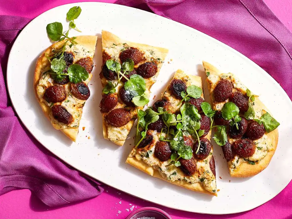 Roasted Grape Flatbread Recipe