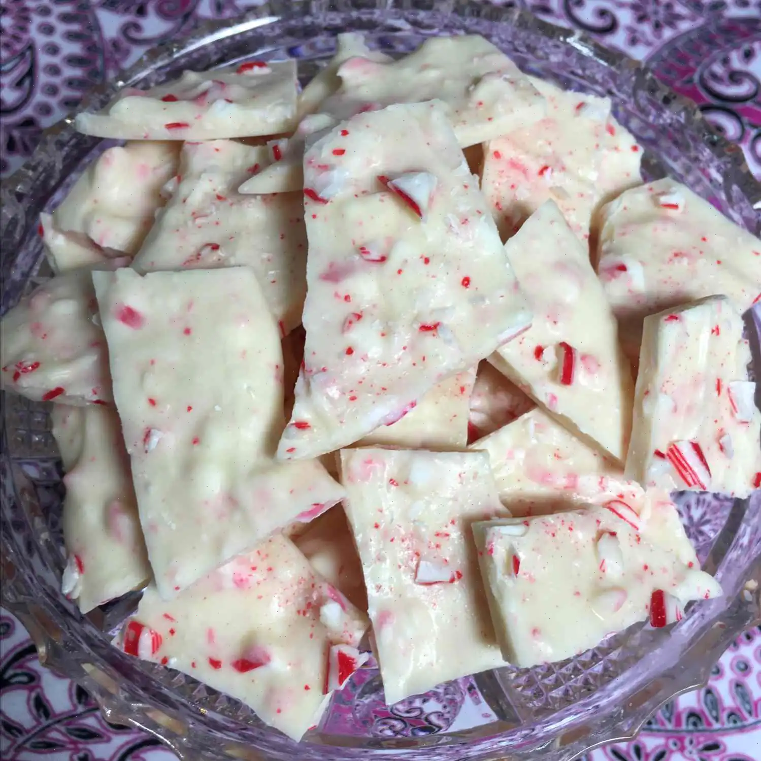 White Chocolate Peppermint Bark Recipe