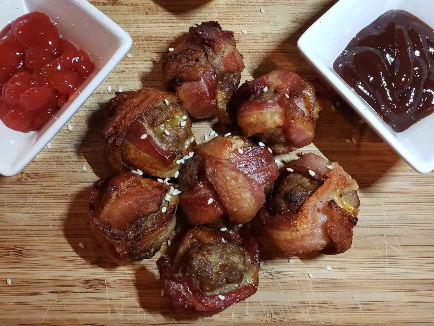 Bacon Wrapped Cheeseburger Bites Recipe