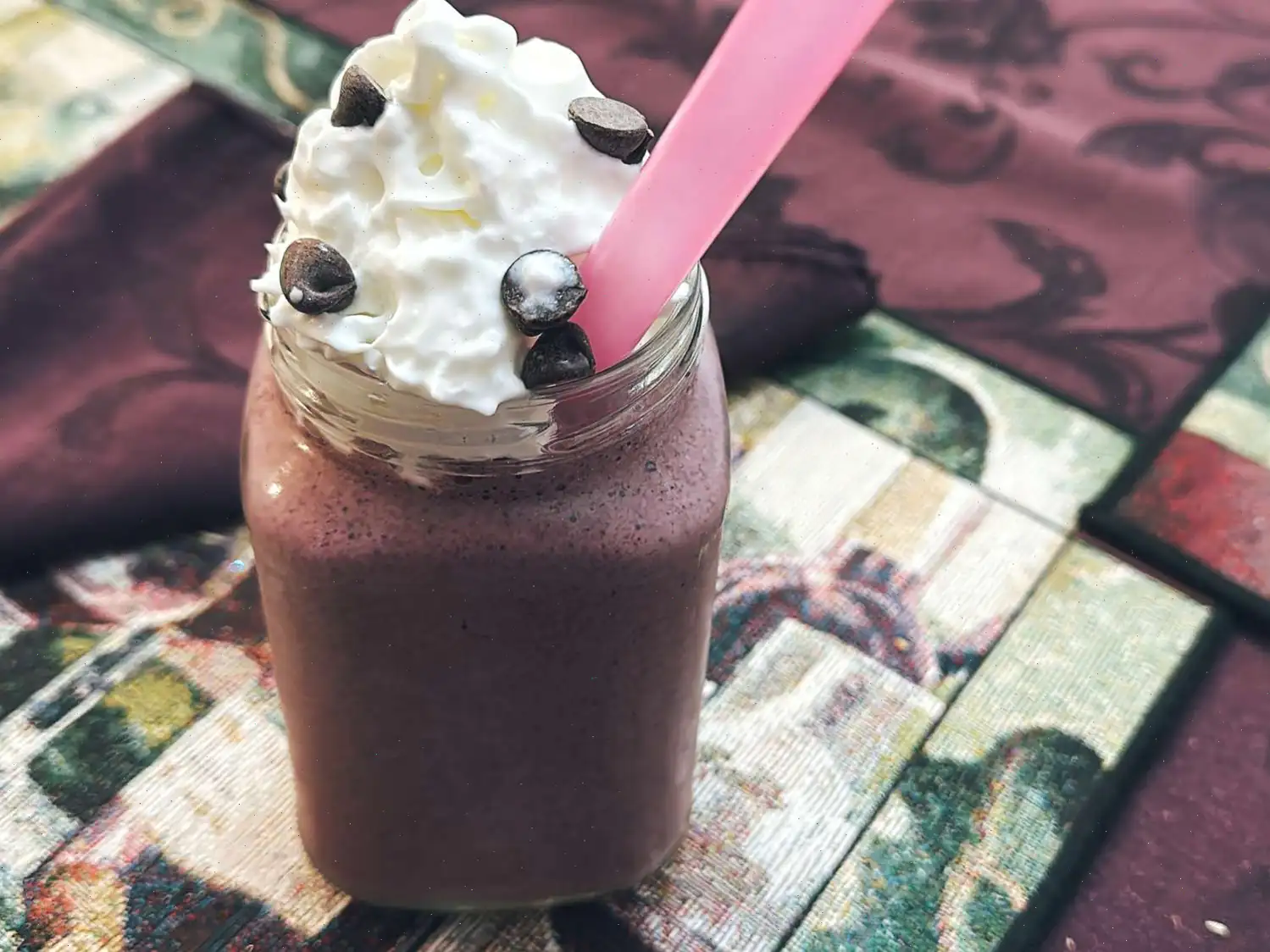 Berry Chocolate Protein Smoothie Recipe