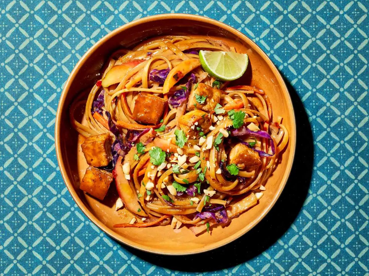 Caramel-Apple Tofu and Noodle Stir-Fry Recipe