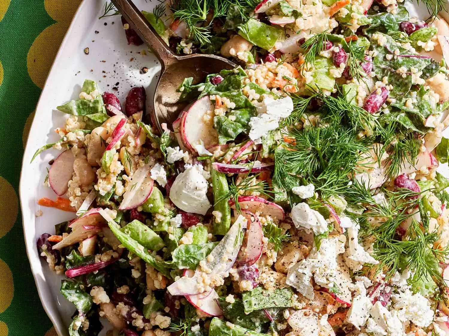 Crunchy Radish and Two-Bean Salad Recipe