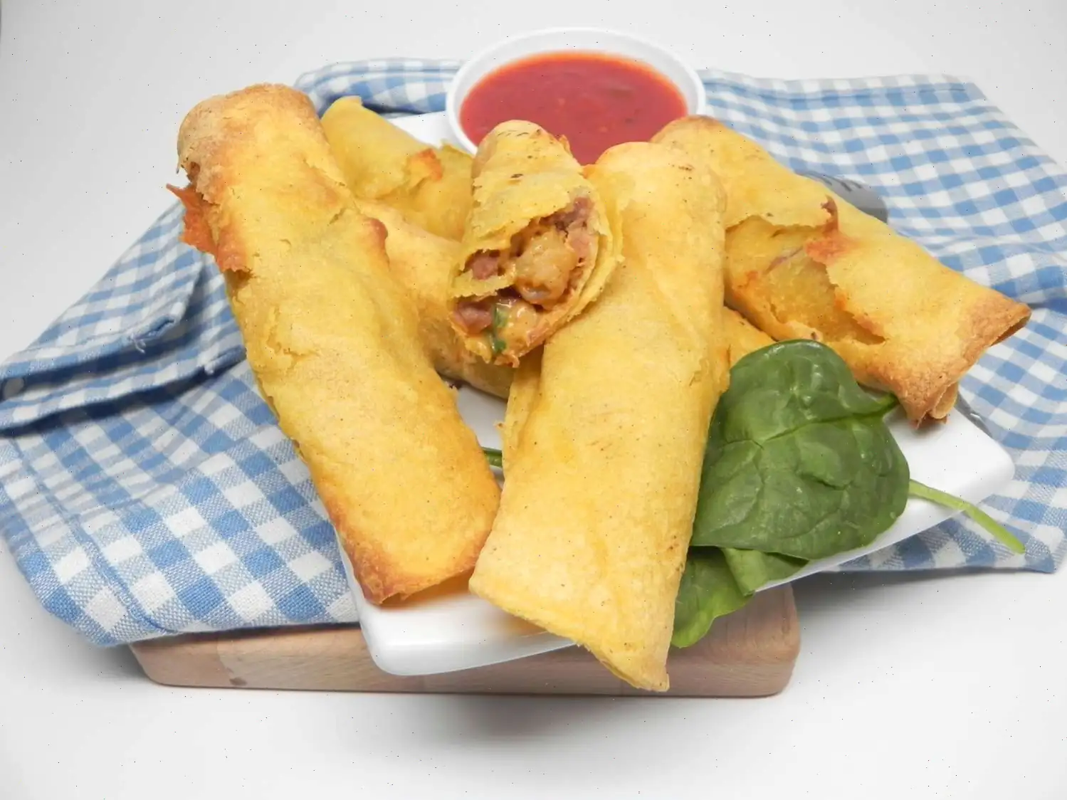 Air-Fried Shrimp Taquitos Recipe