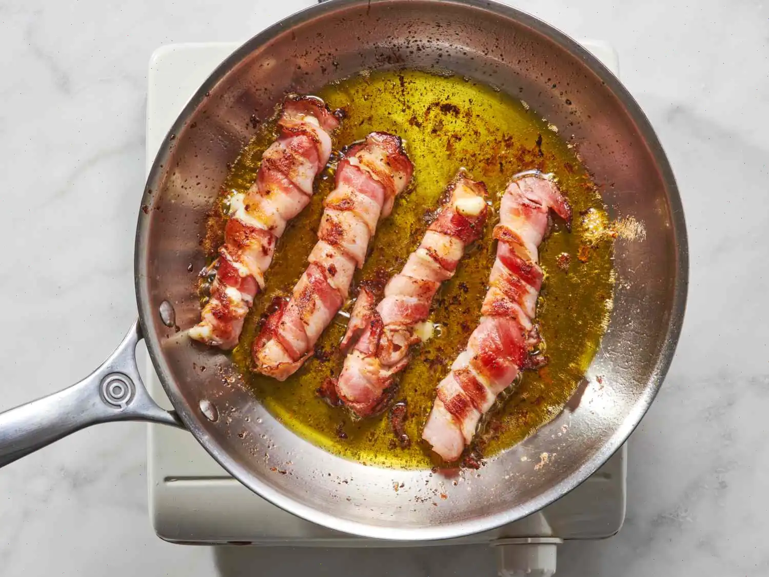 2-Ingredient Bacon-Wrapped Mozzarella Sticks Recipe