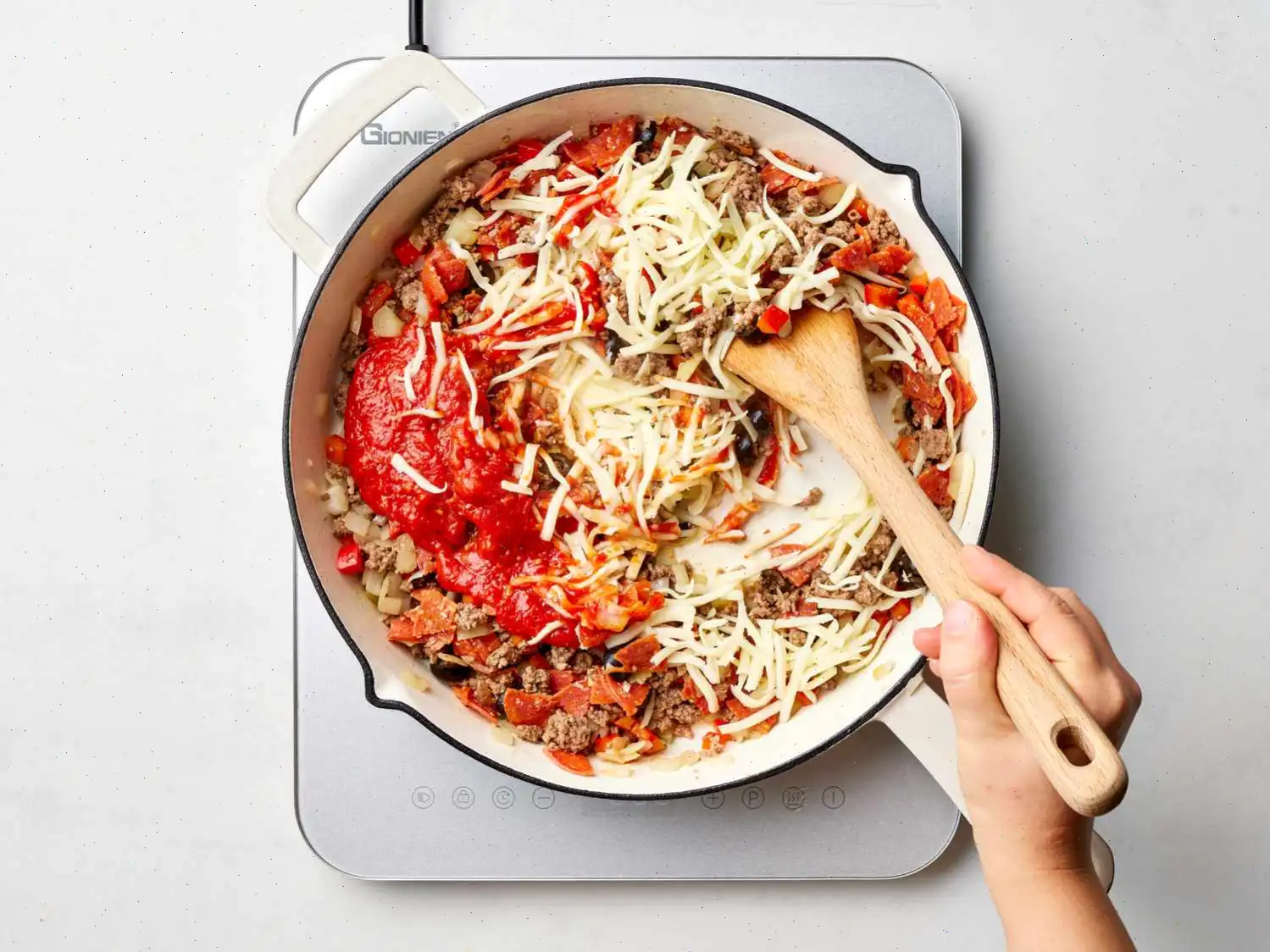 Pizza Stuffed Crescent Ring Recipe