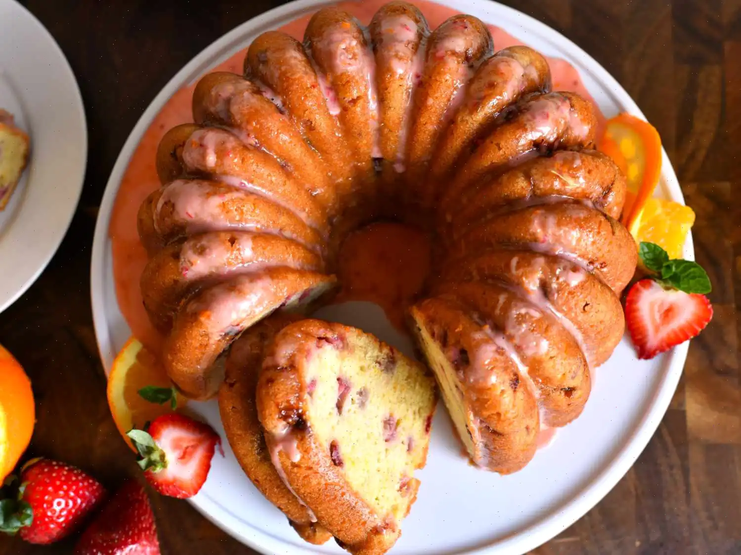 Strawberry-Orange Bundt Cake Recipe