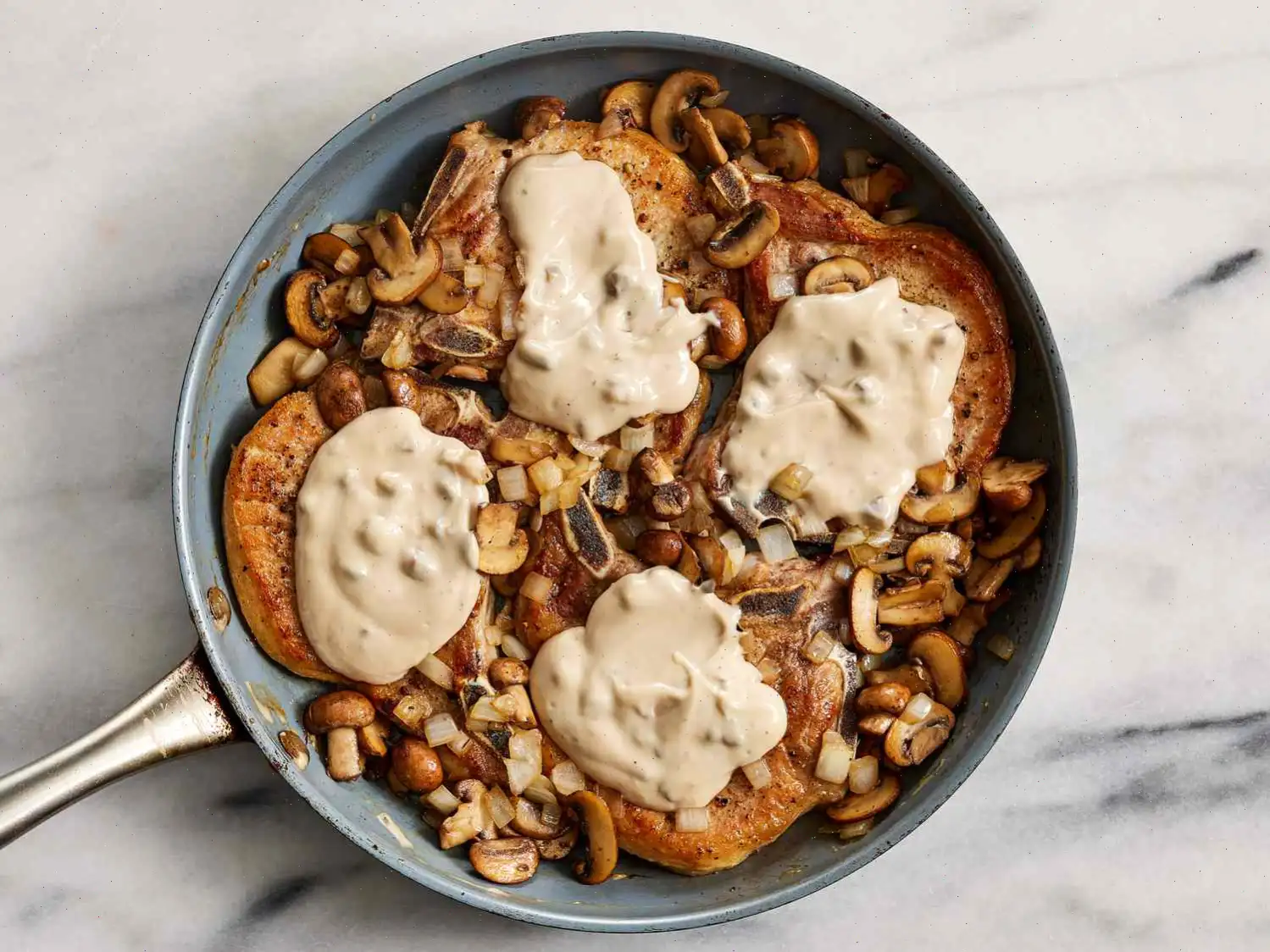 Mushroom Pork Chops Recipe