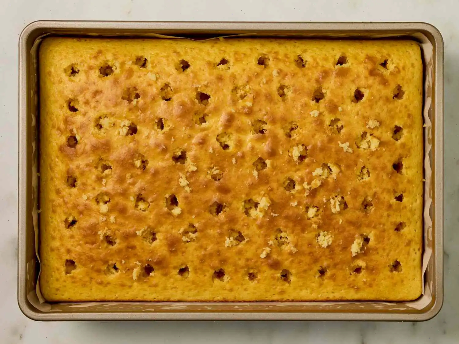 Salted Caramel Irish Cream Poke Cake Recipe