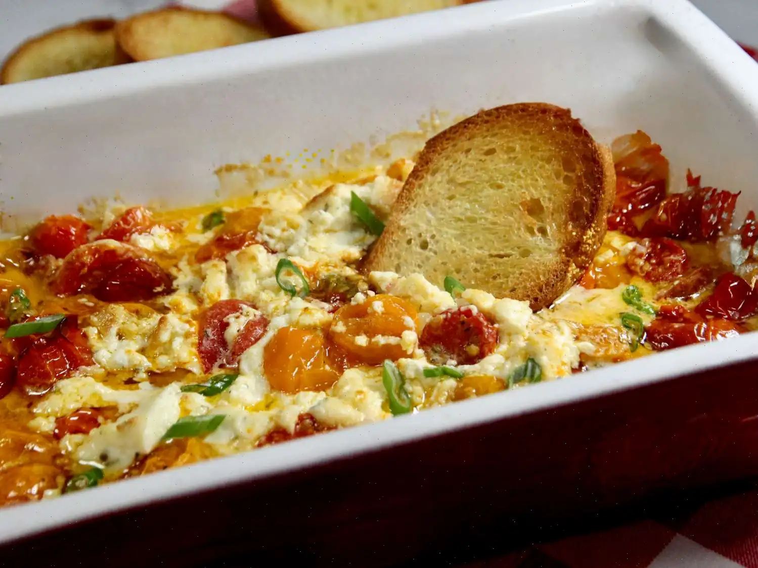 Baked Boursin Tomato Dip Recipe
