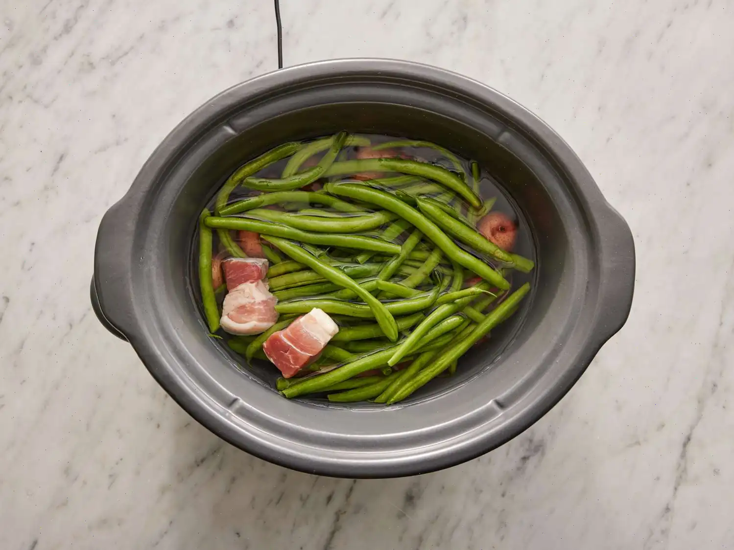 Slow Cooker Green Beans and Potatoes Recipe