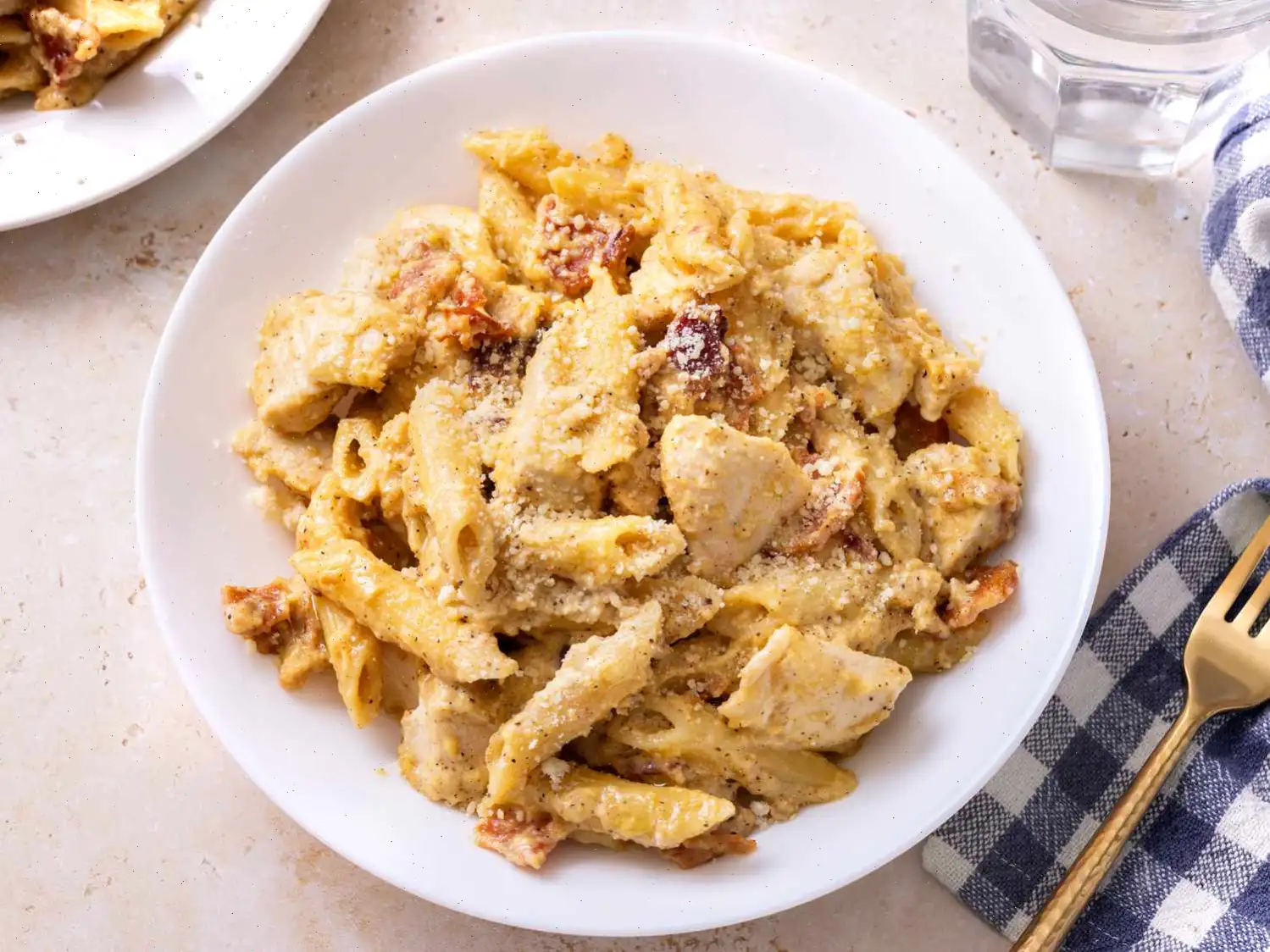Four-Cheese Chicken Carbonara Recipe