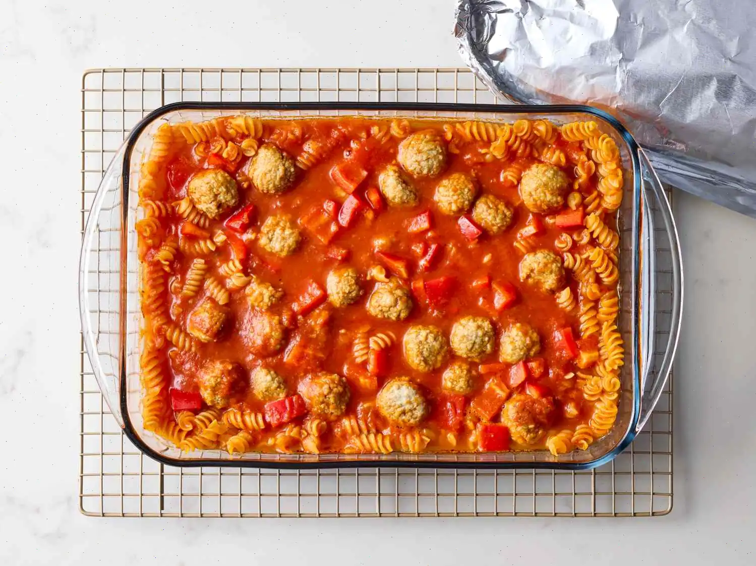 Dump and Bake Meatball Casserole Recipe