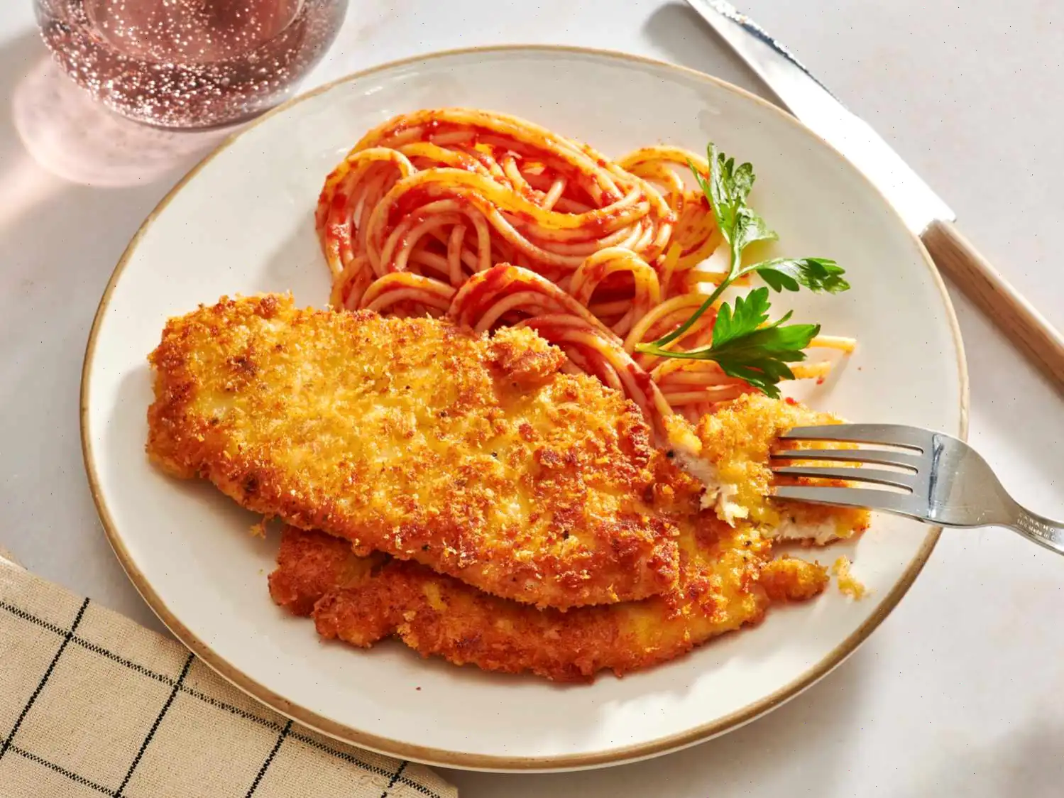 Crusted Chicken Romano Recipe