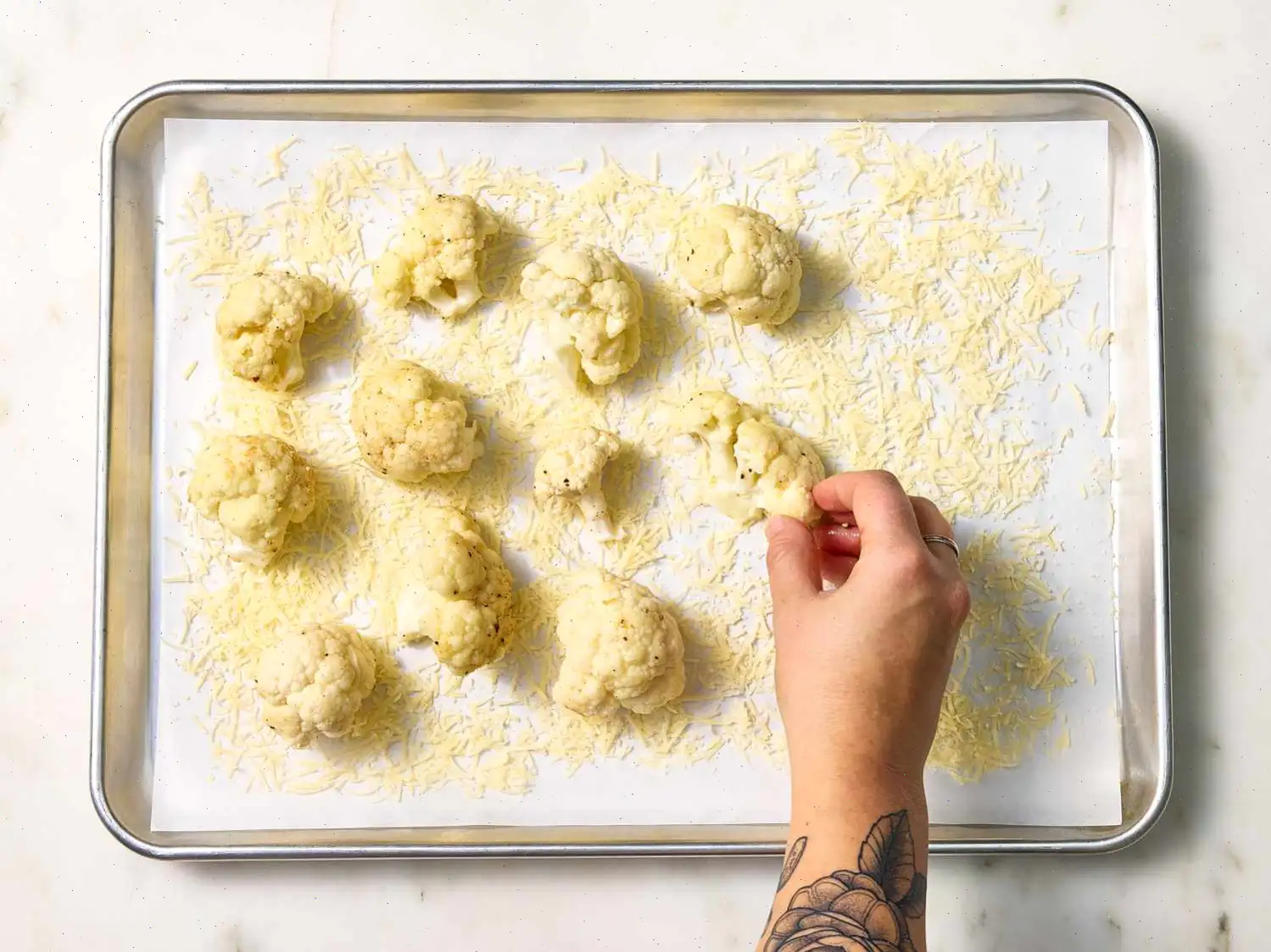 Parmesan-Crusted Smashed Cauliflower Recipe
