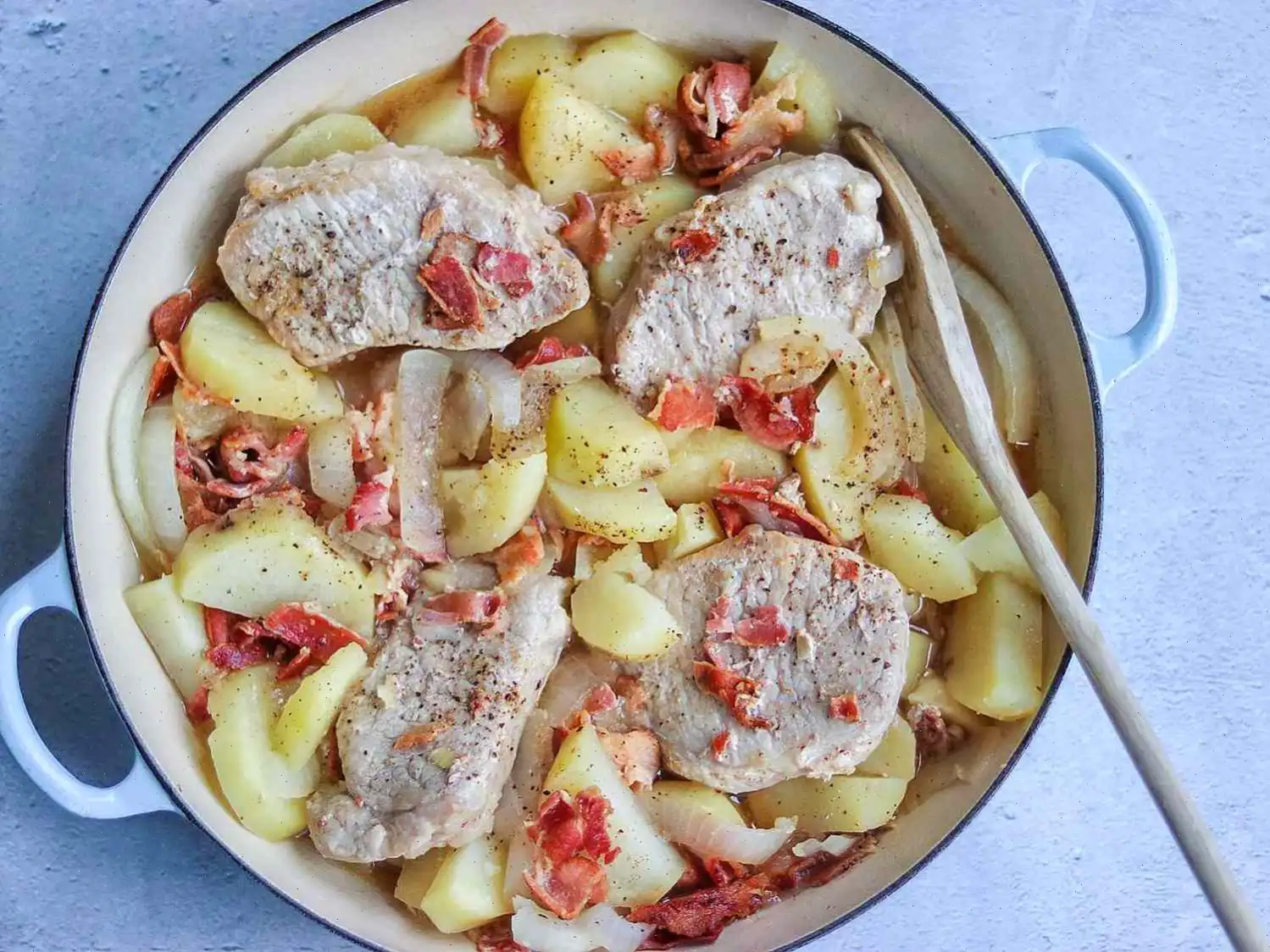 Grandmother's Pork Chop Dinner Recipe