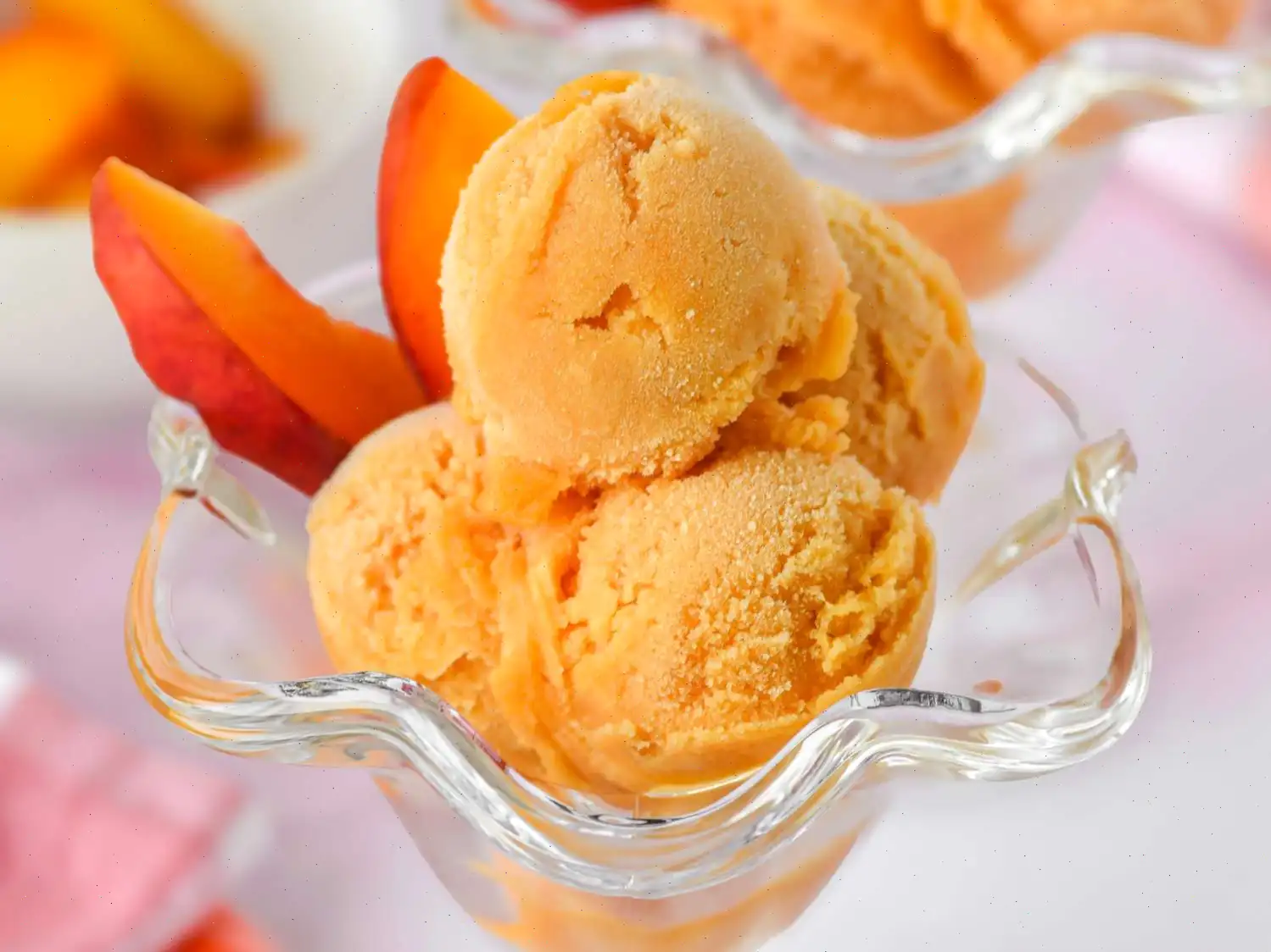 Peach Sorbet Recipe