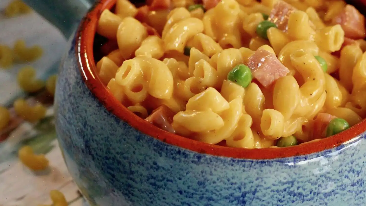 Instant Pot Mac and Cheese with Ham and Peas Recipe