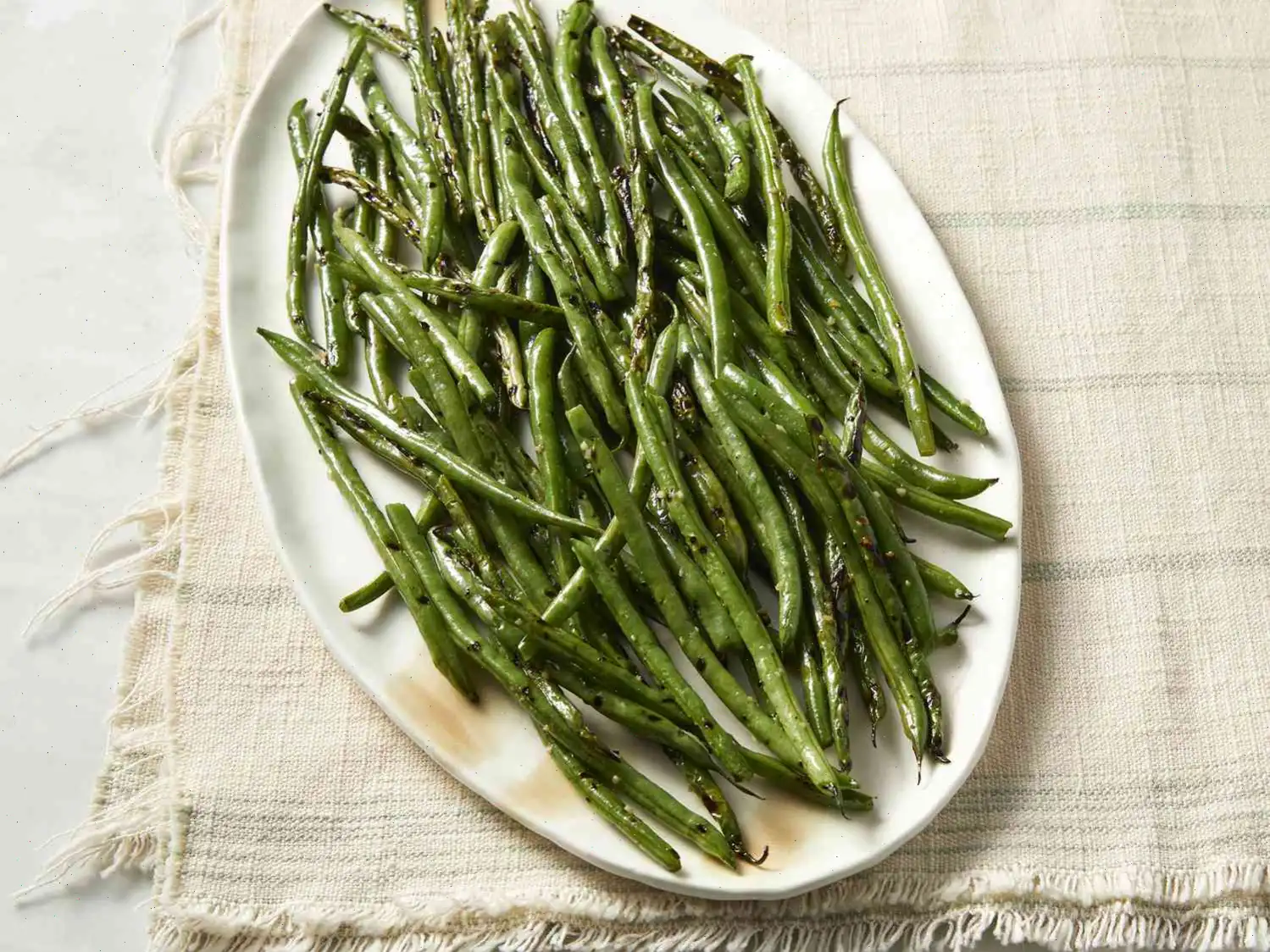 Grilled Green Beans Recipe
