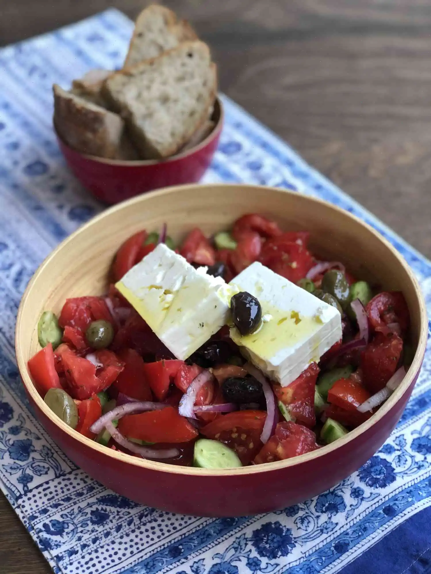 Greek Horiatiki Salad Recipe