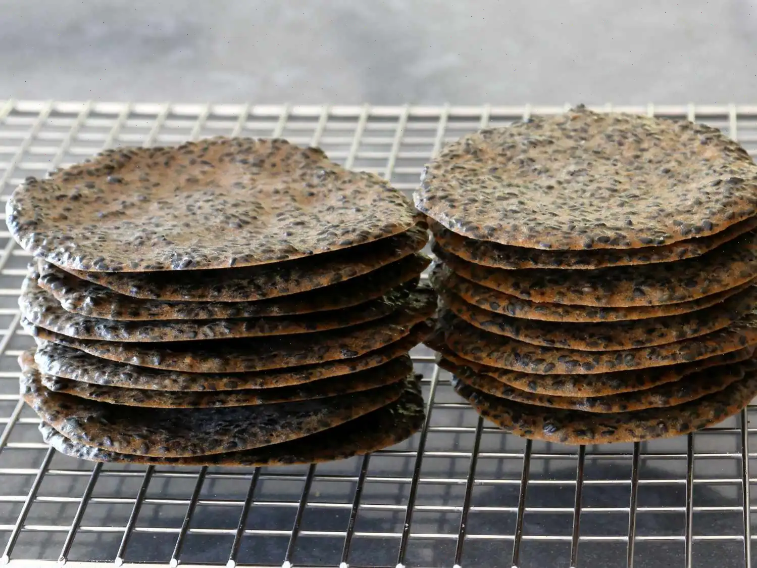 Black Magic Sesame Crisps Recipe
