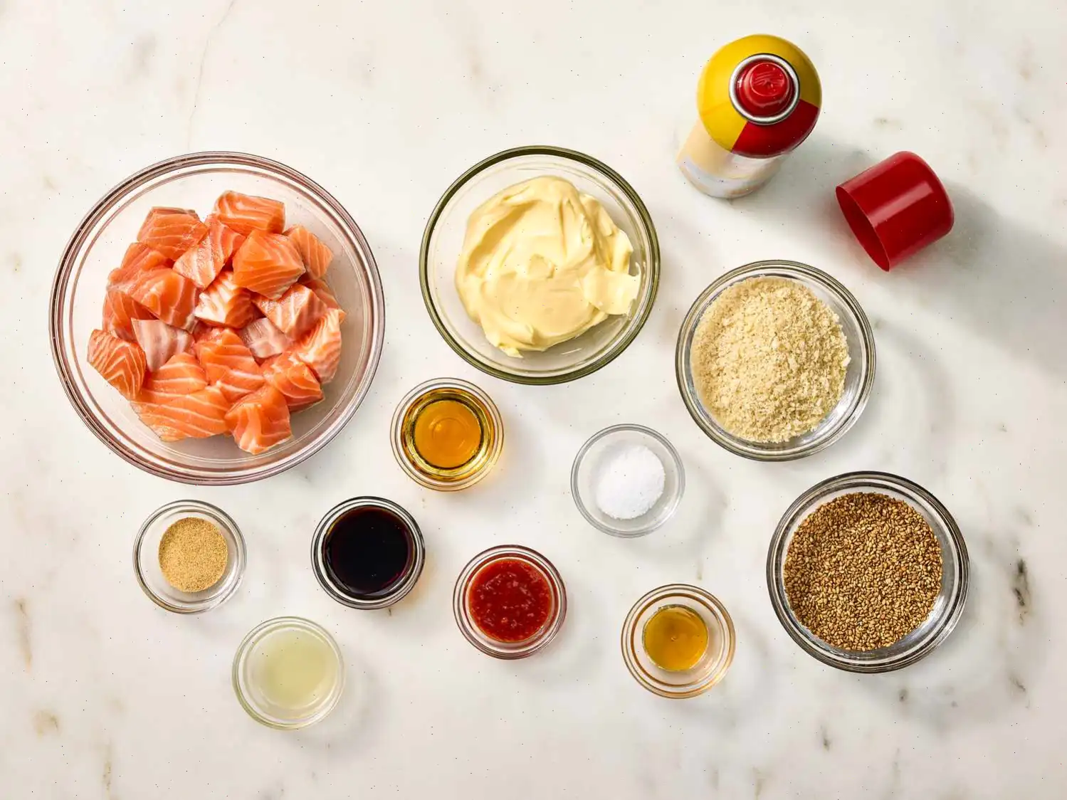 Panko Sesame Crusted Salmon Bites Recipe