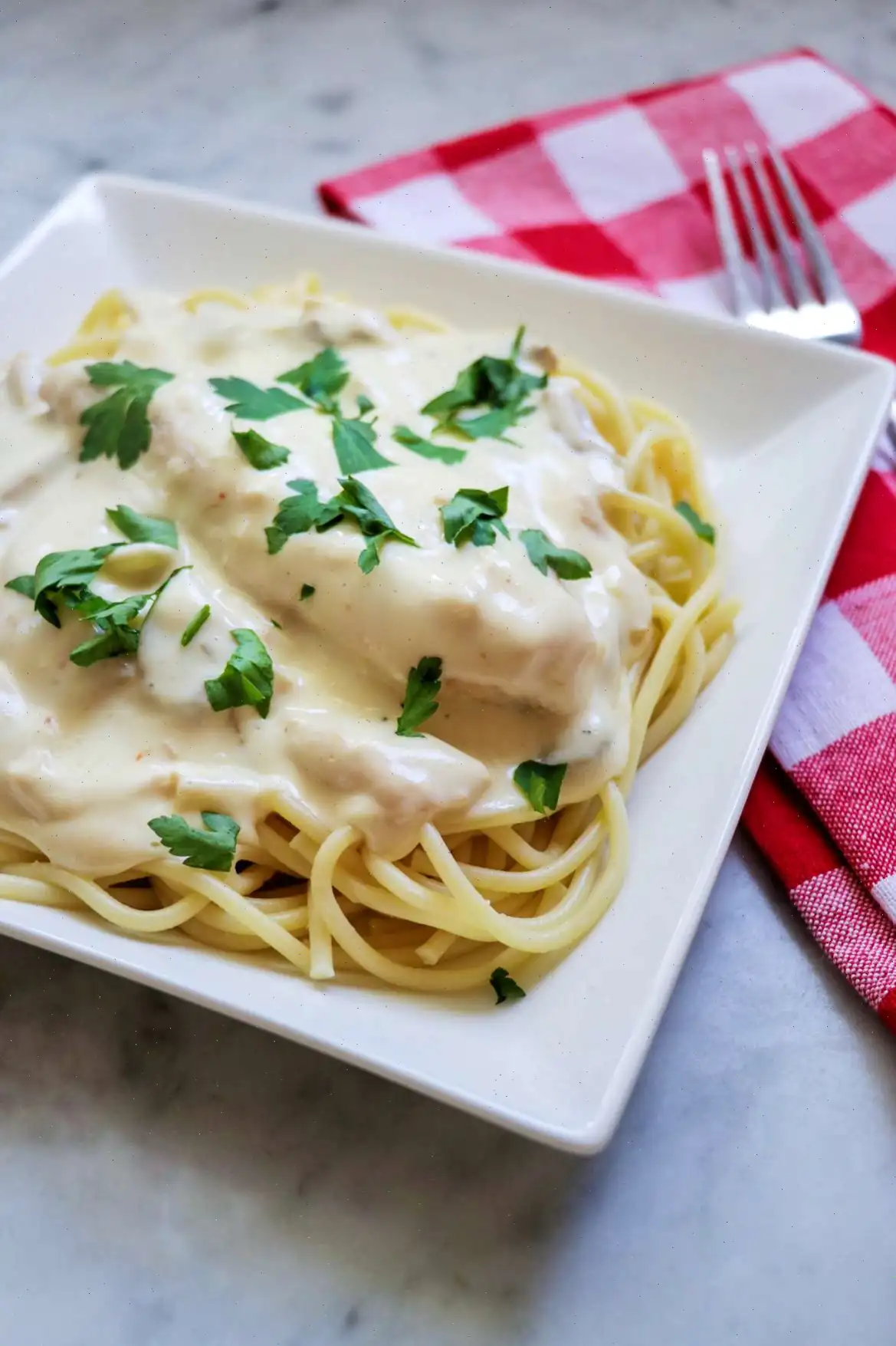 Slow Cooker Italian Chicken Alfredo Recipe