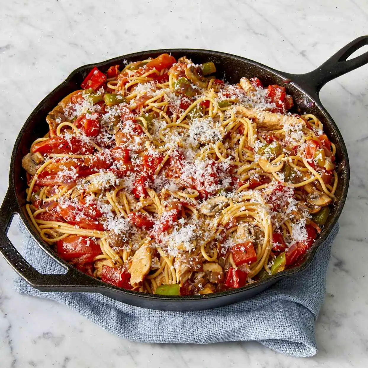 Skillet Chicken Pasta Recipe
