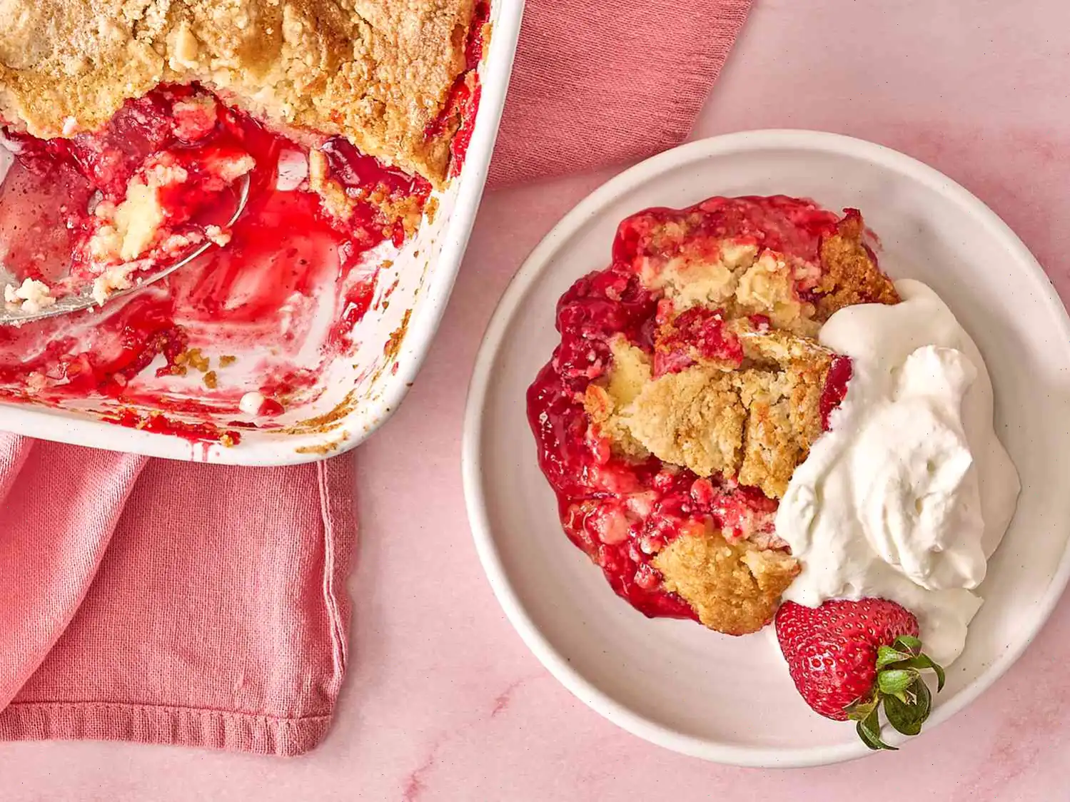 Strawberry Cheesecake Dump Cake Recipe