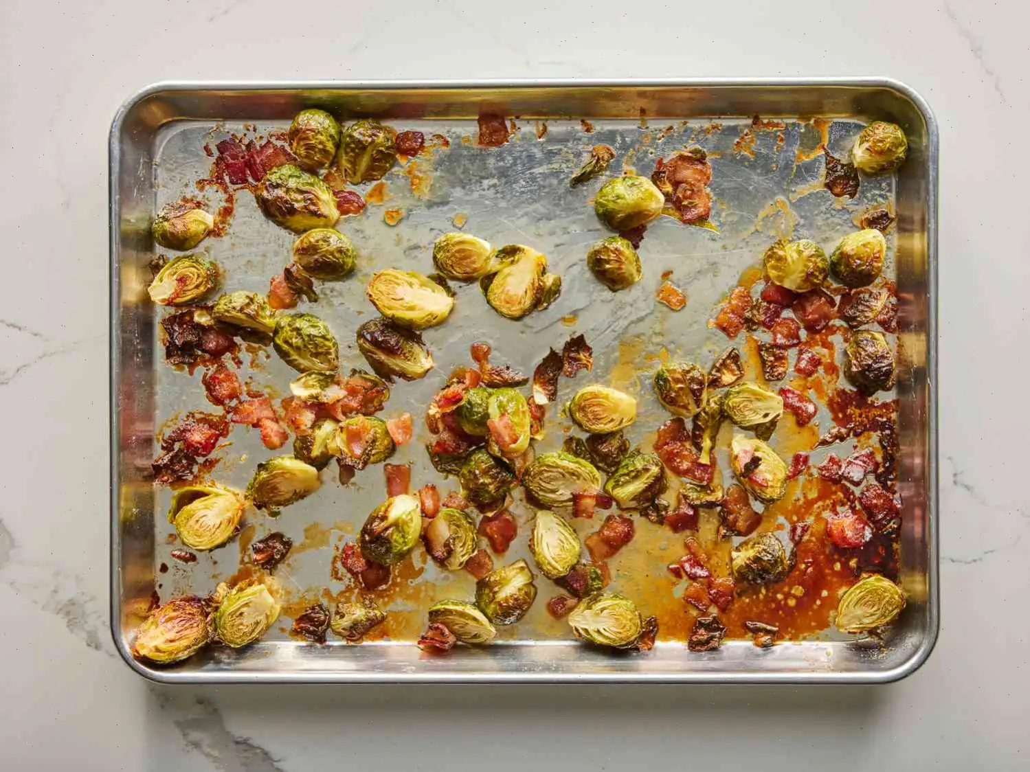 Maple Roasted Brussels Sprouts with Bacon Recipe