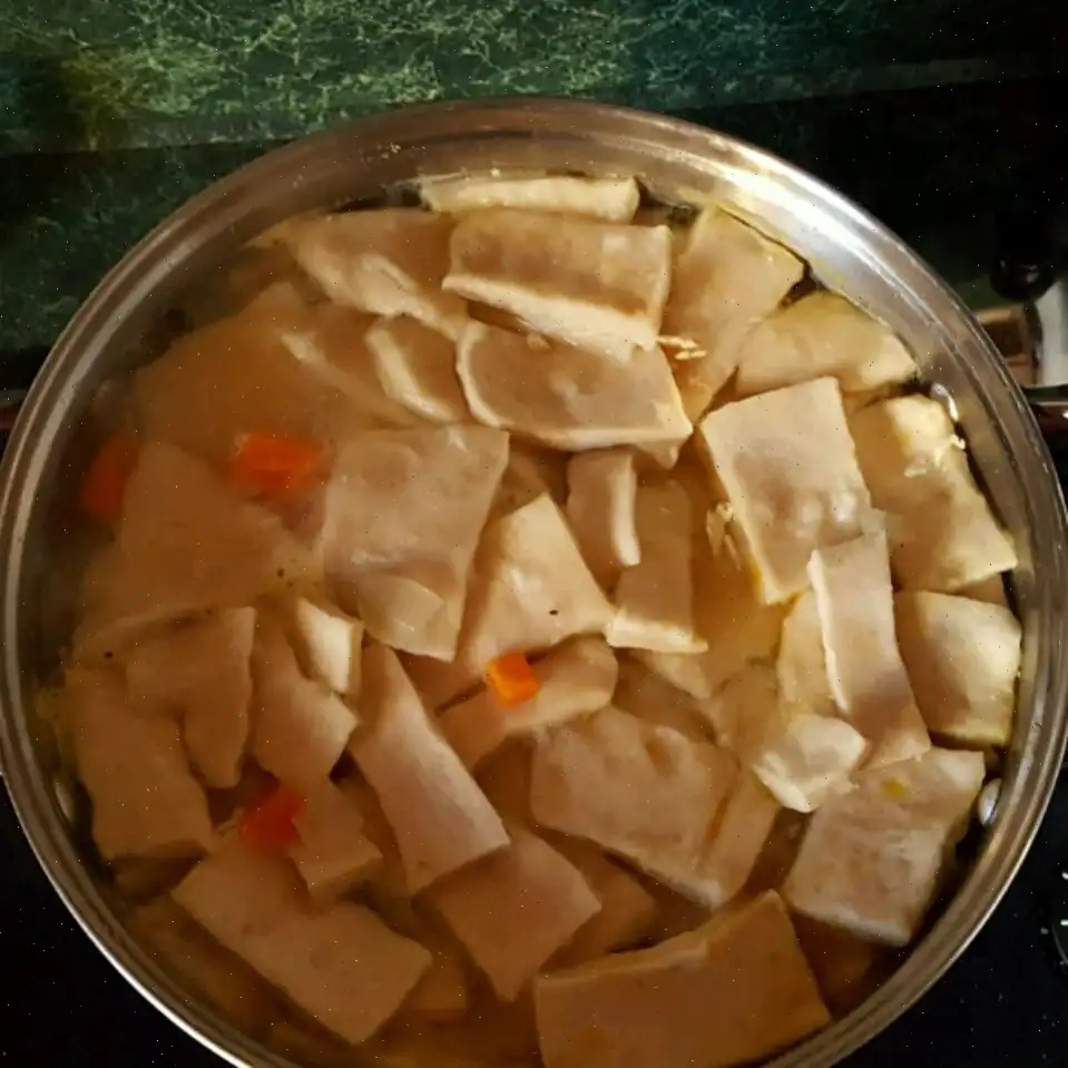Old-Fashioned Chicken And Slick Dumplings Recipe