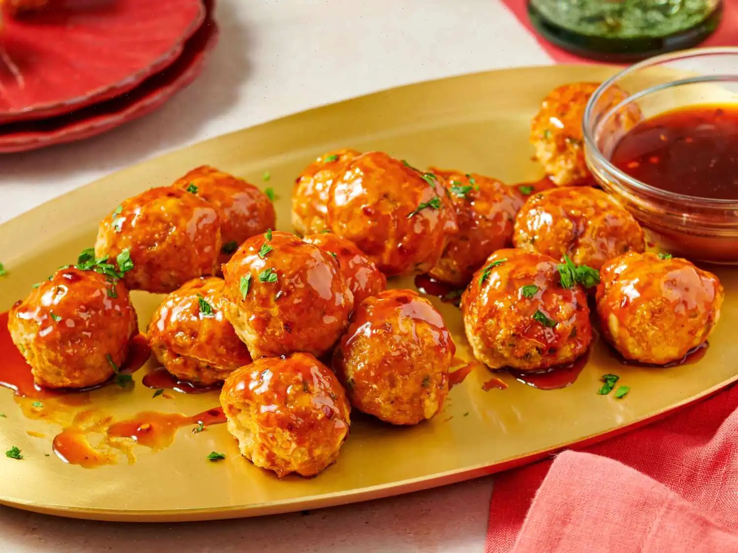 Firecracker Chicken Meatballs Recipe