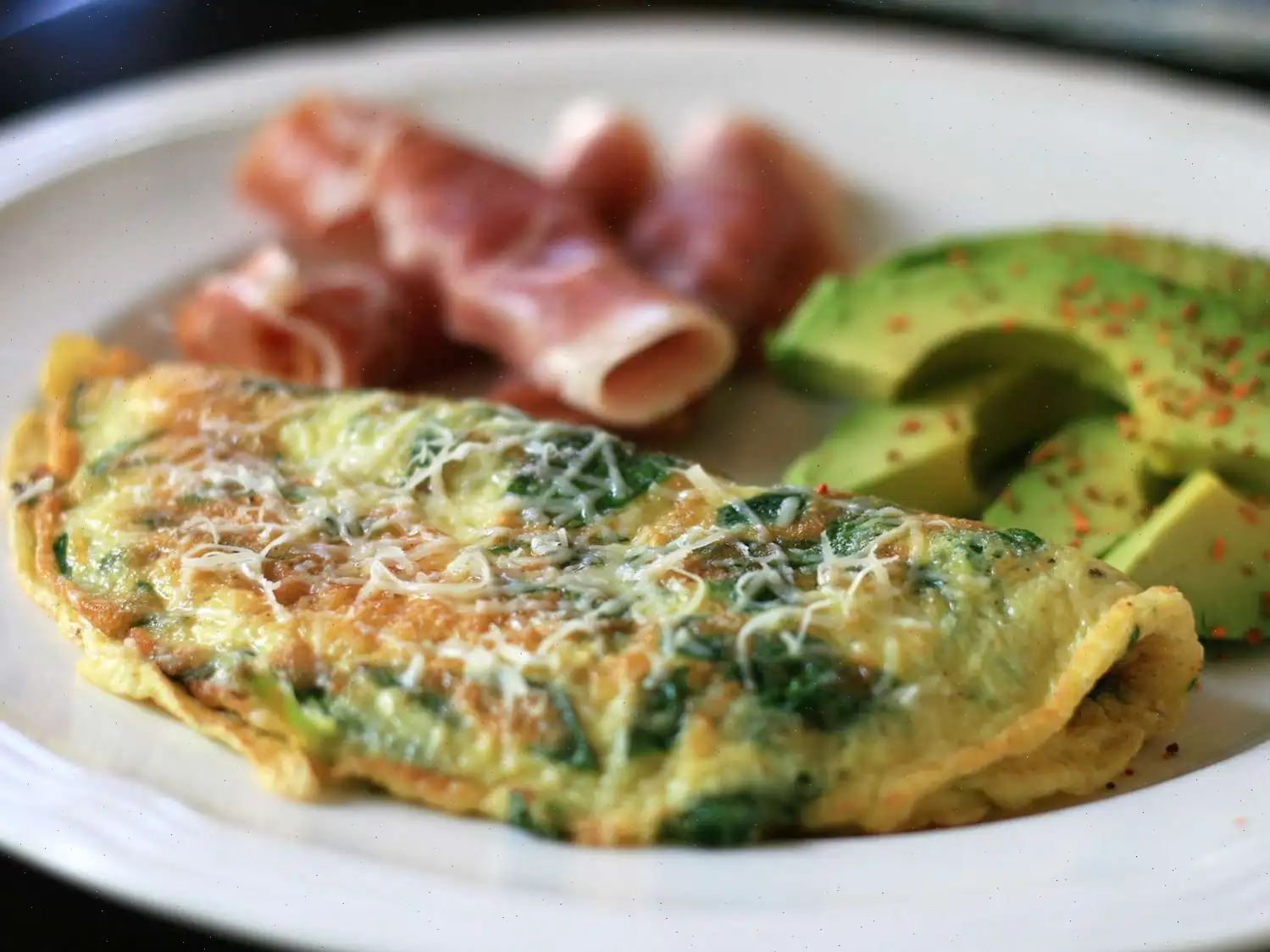 Baby Spinach Omelet Recipe