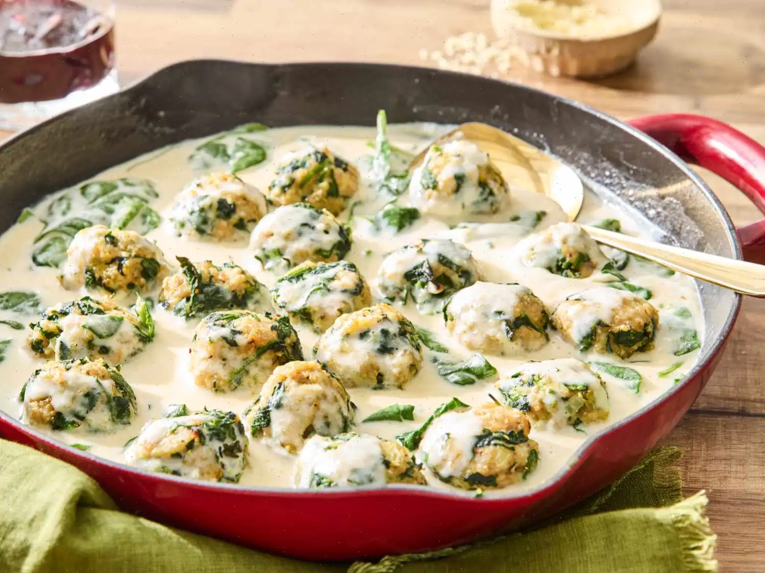Chicken Florentine Meatballs Recipe