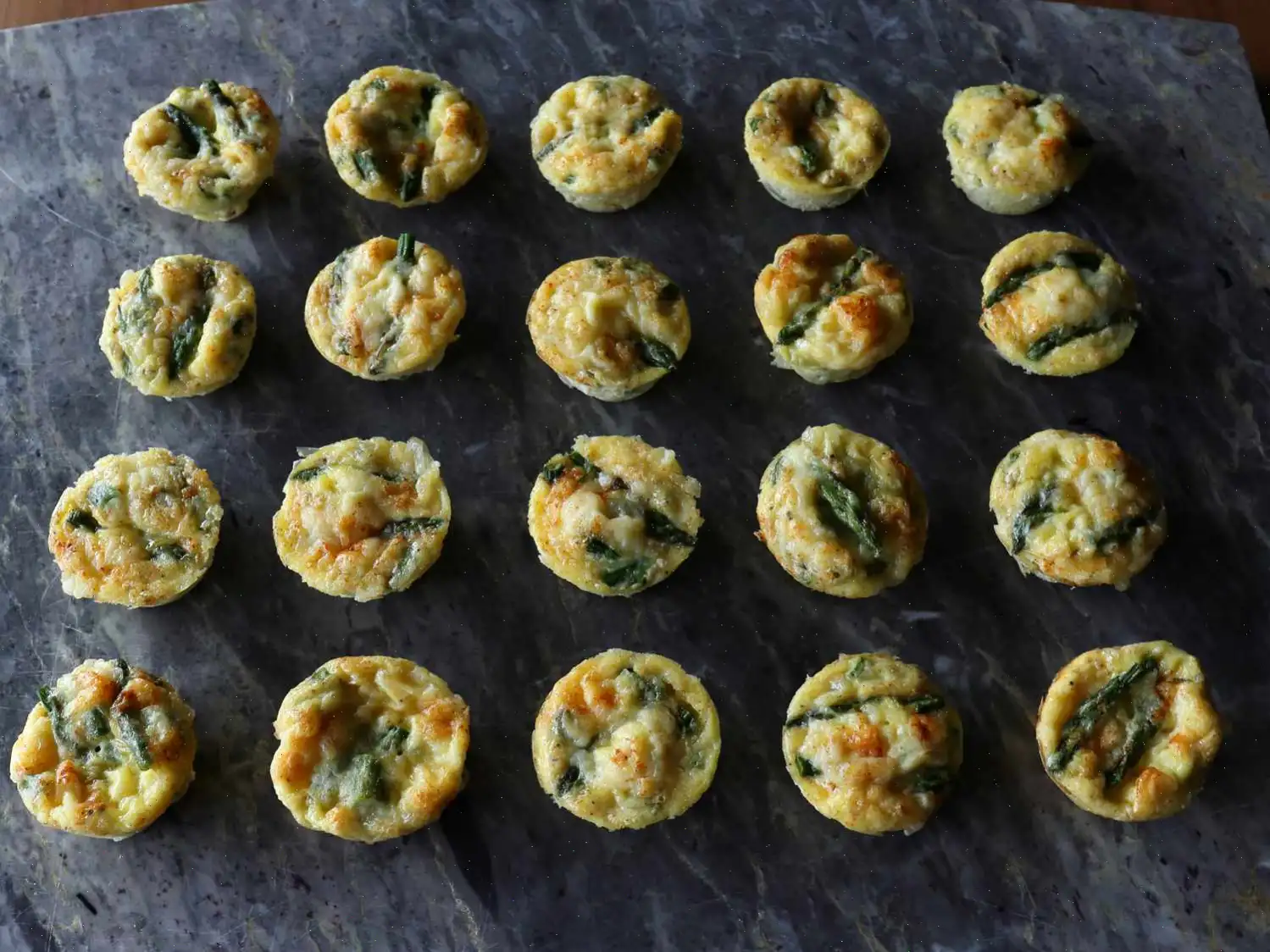 Asparagus and Ham Quiche Bites Recipe