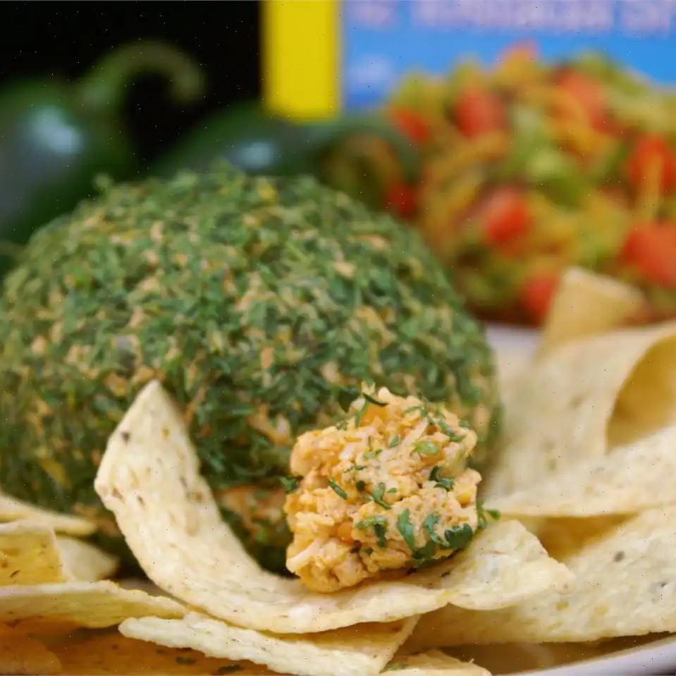 Tailgating Spicy Taco Cheese Ball Recipe