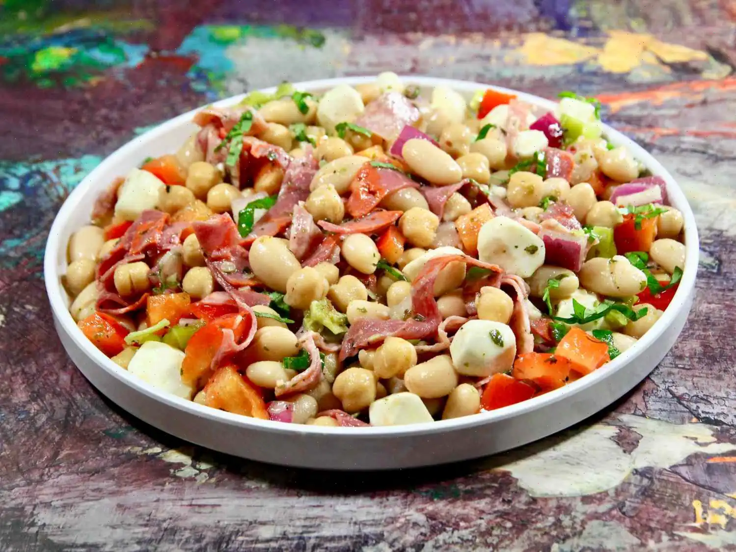 Grinder Bean Salad Recipe