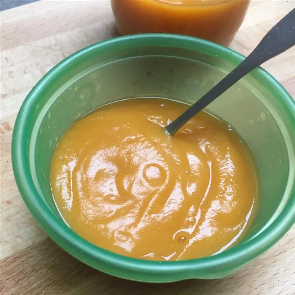 Homemade Puréed Sweet Potato Baby Food Recipe