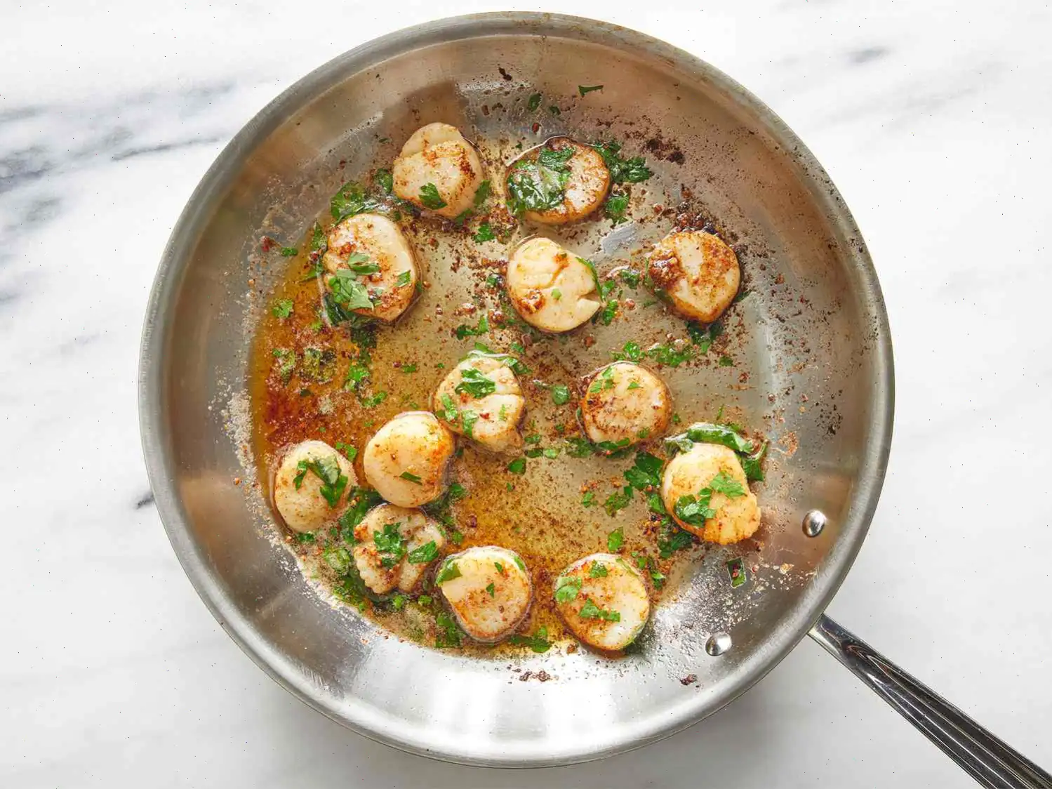 Savory Sea Scallops and Angel Hair Pasta Recipe